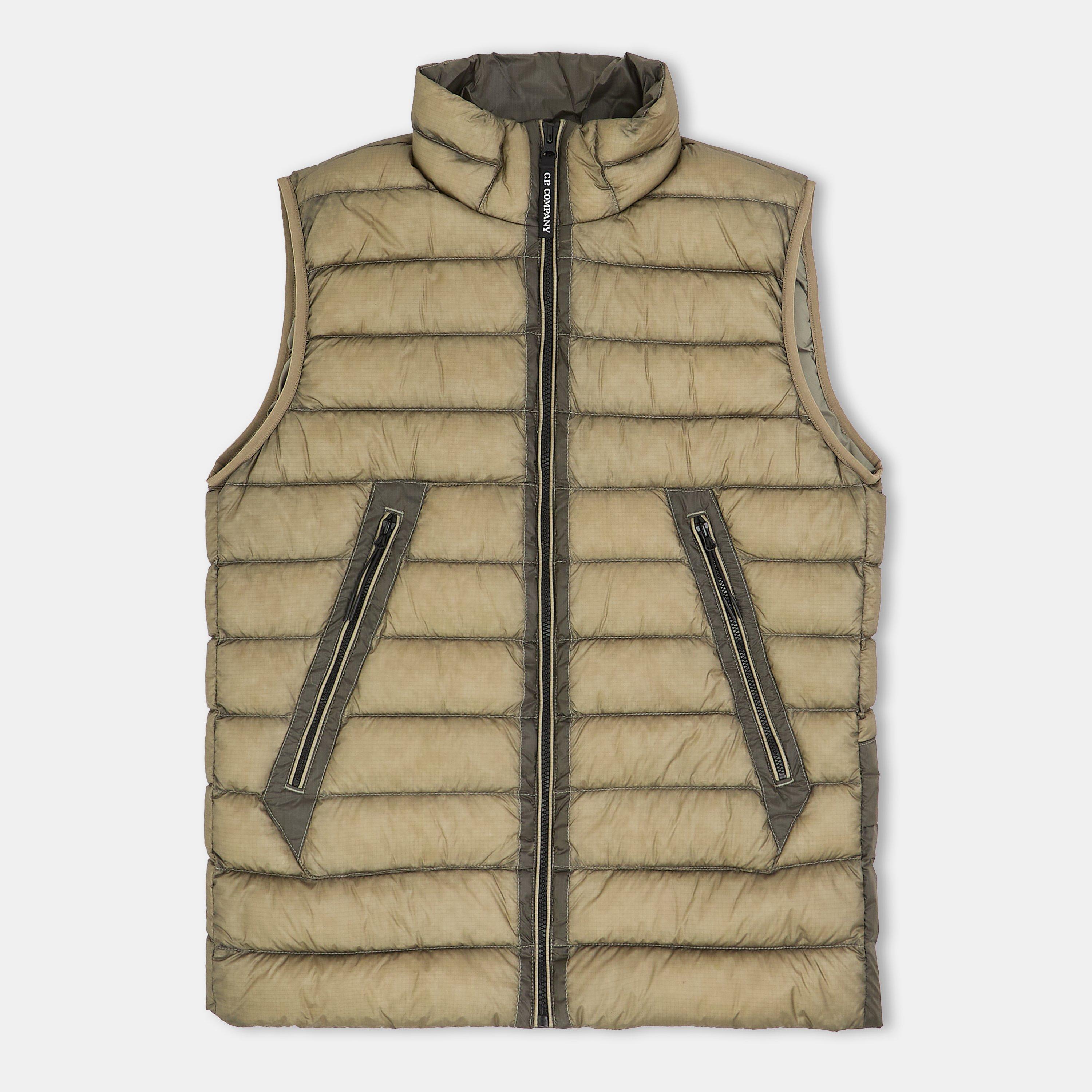 CP Company Kids' Rip Lightweight Sleeveless Gilet - Taupe 60503 - Size 14Y
