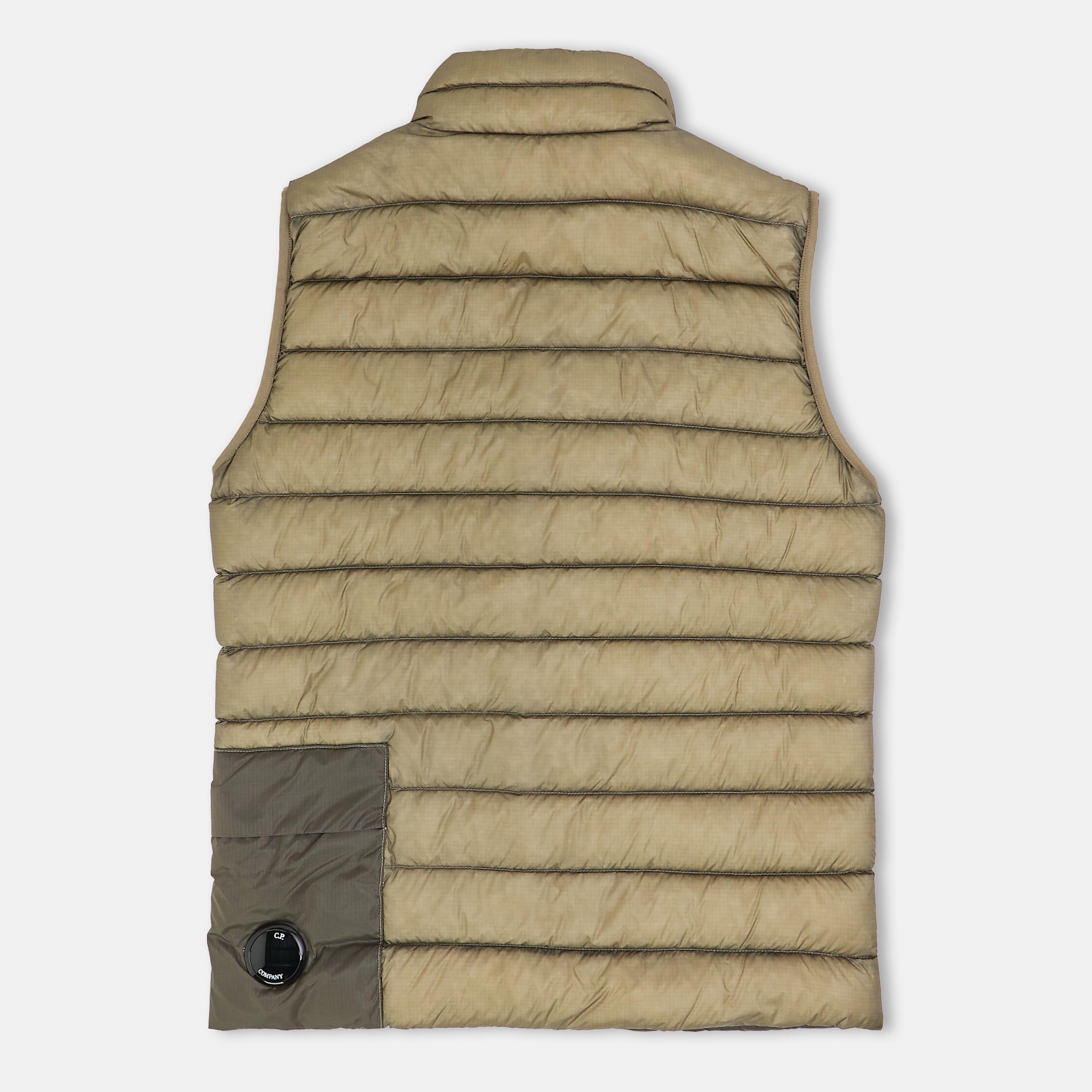 Taupe 60503 - CP Company - Kids' Rip Lightweight Sleeveless Gilet - 2