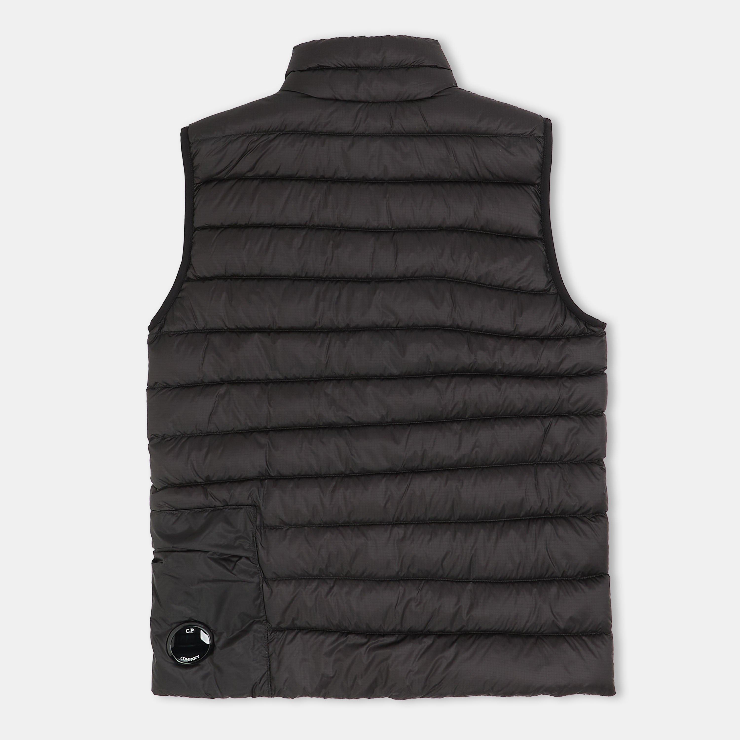 Black 60100 - CP Company - Kids' Rip Sleeveless Insulated Gilet - 2