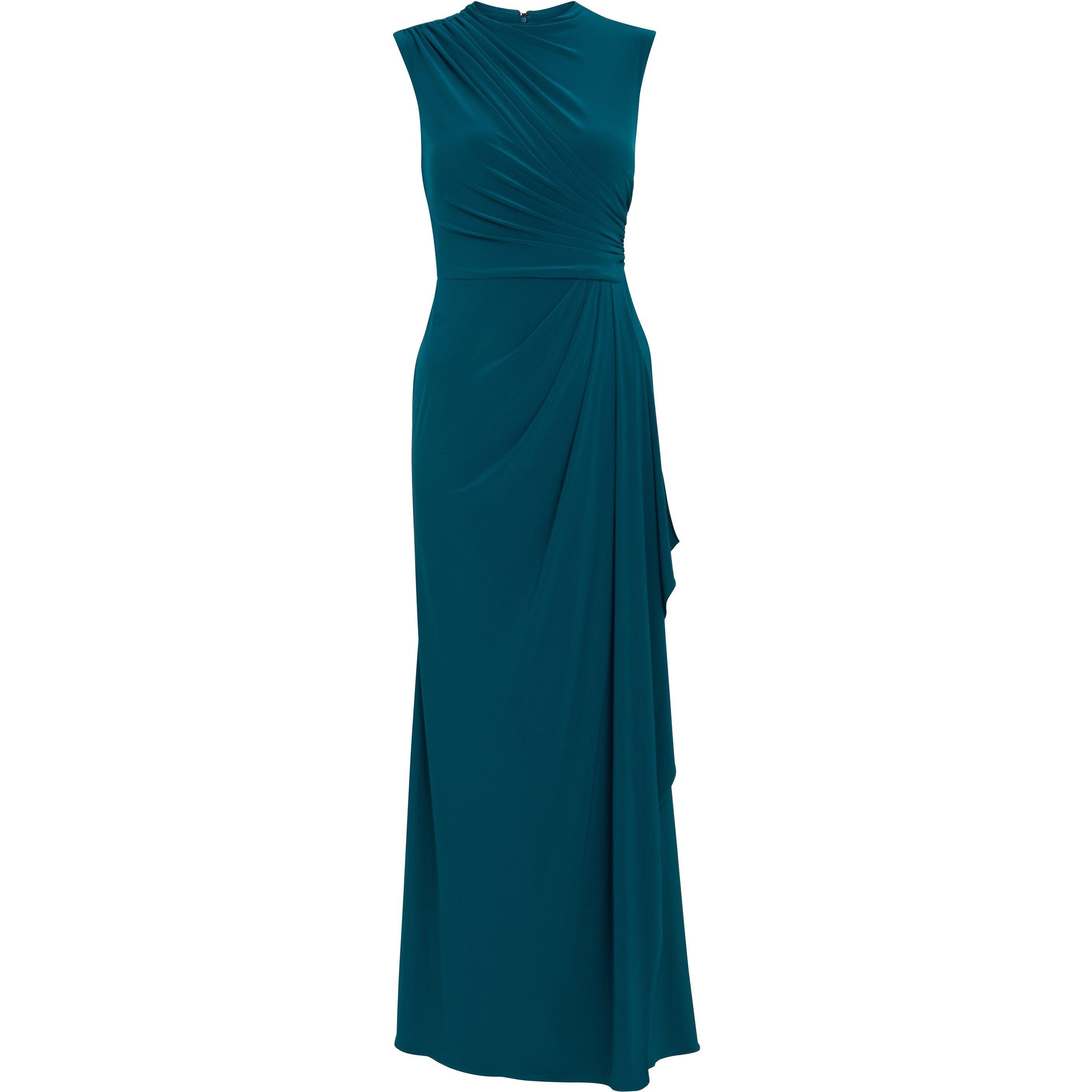 Green - Gina Bacconi - Rosemarie Grecian Jersey Maxi Dress - 4