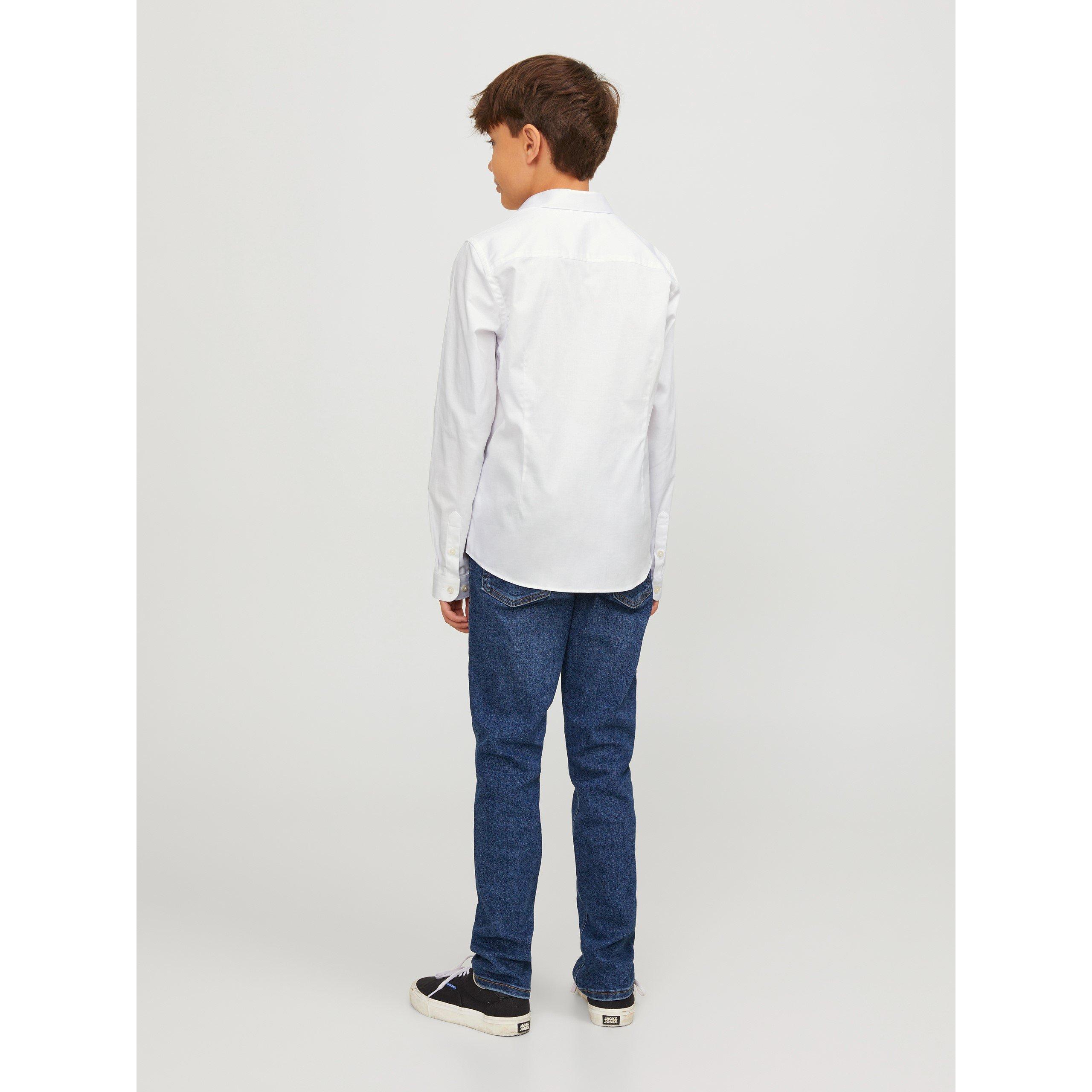 Wit - Jack and Jones - Kids' Long-Sleeve Plain Shirt - 2