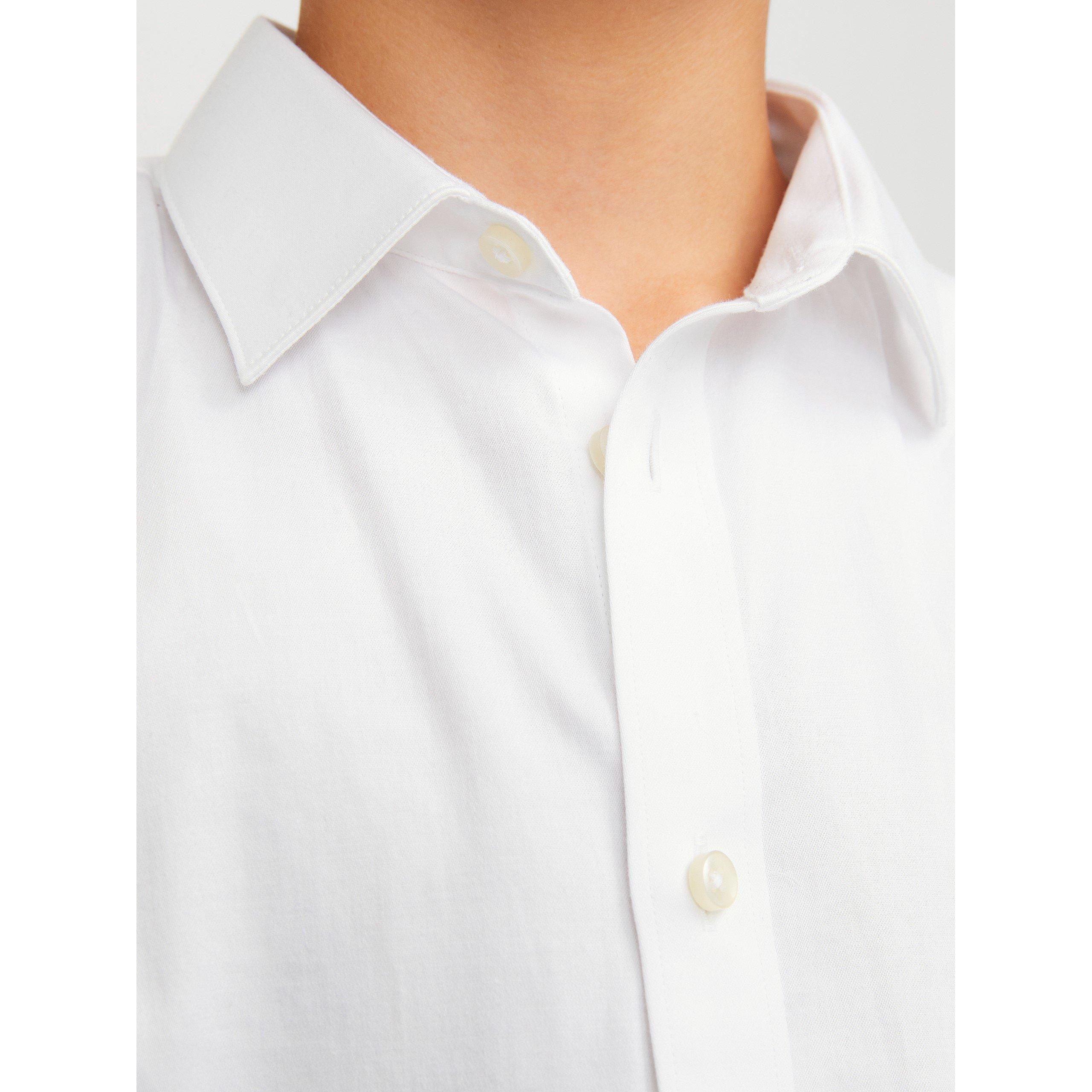 Wit - Jack and Jones - Kids' Long-Sleeve Plain Shirt - 5