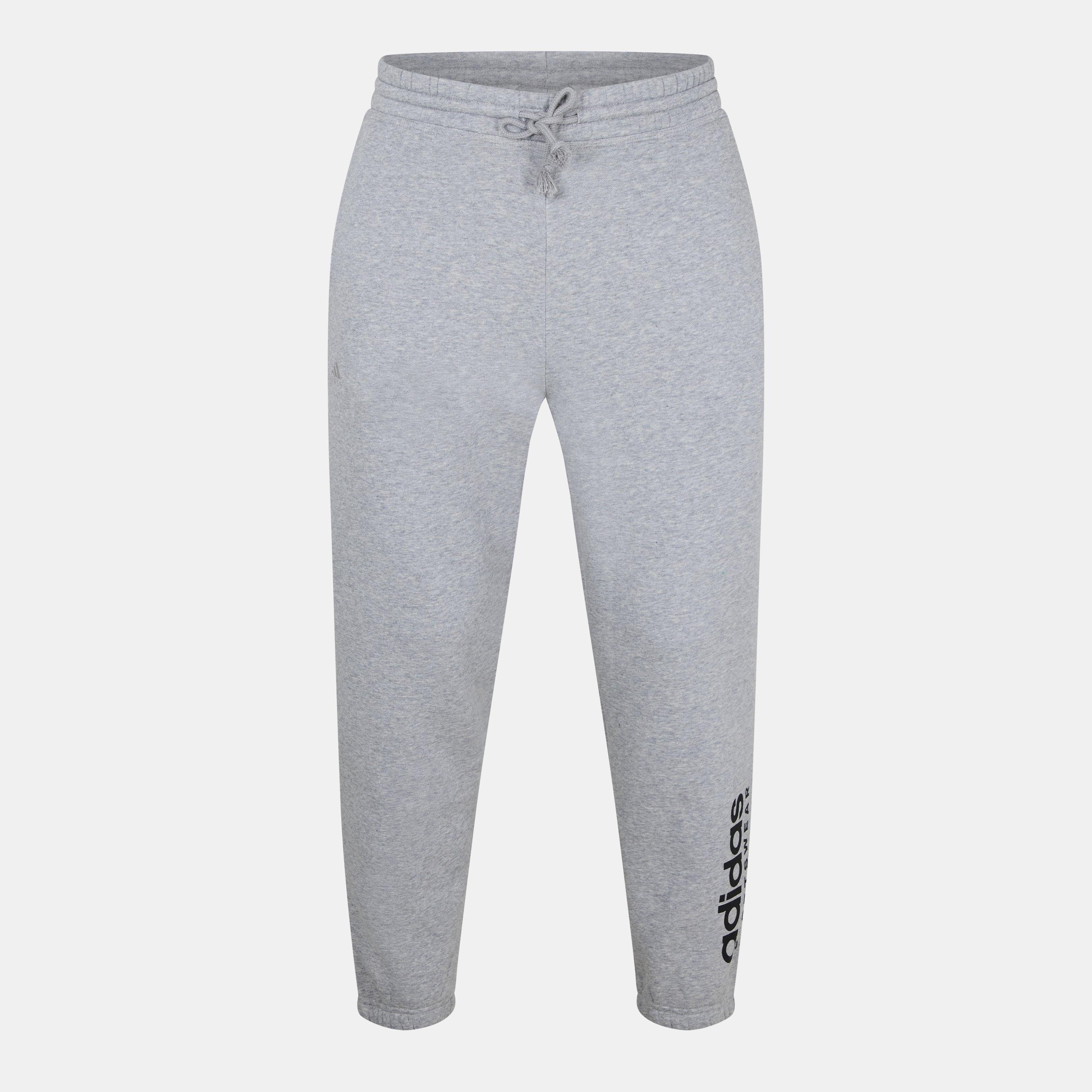 Medium Grey Hea - adidas - All SZN Fleece Graphic Joggers Mens - 1