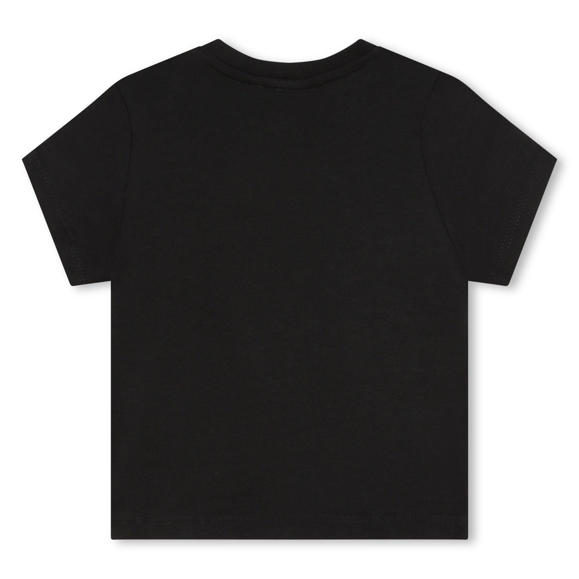 Black 09B - Boss - Kids Large Logo Regular Fit T-Shirt, Bold Print - 2