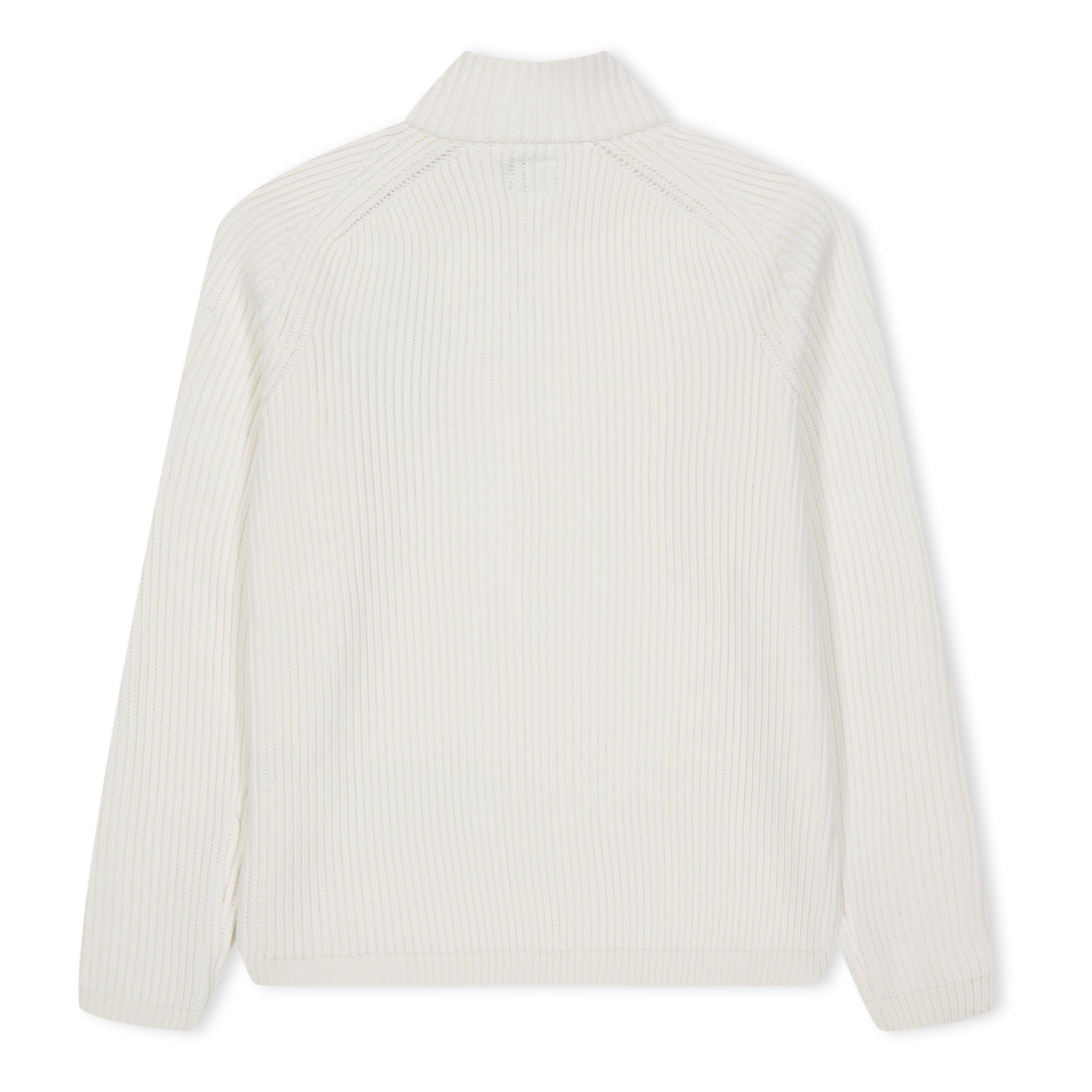 Gze Wht 10135 - CP Company - Cp Zip Knit Jn44 - 2