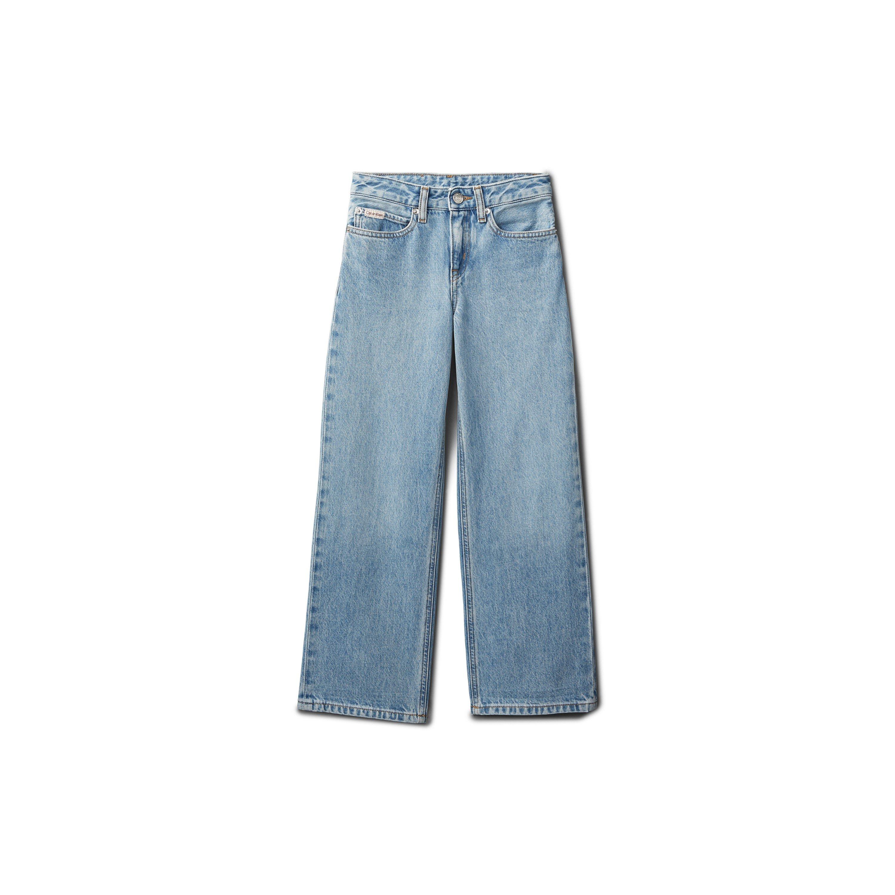 Calvin Klein Girls Kids' Wide Leg Jeans - Denim - 8Y