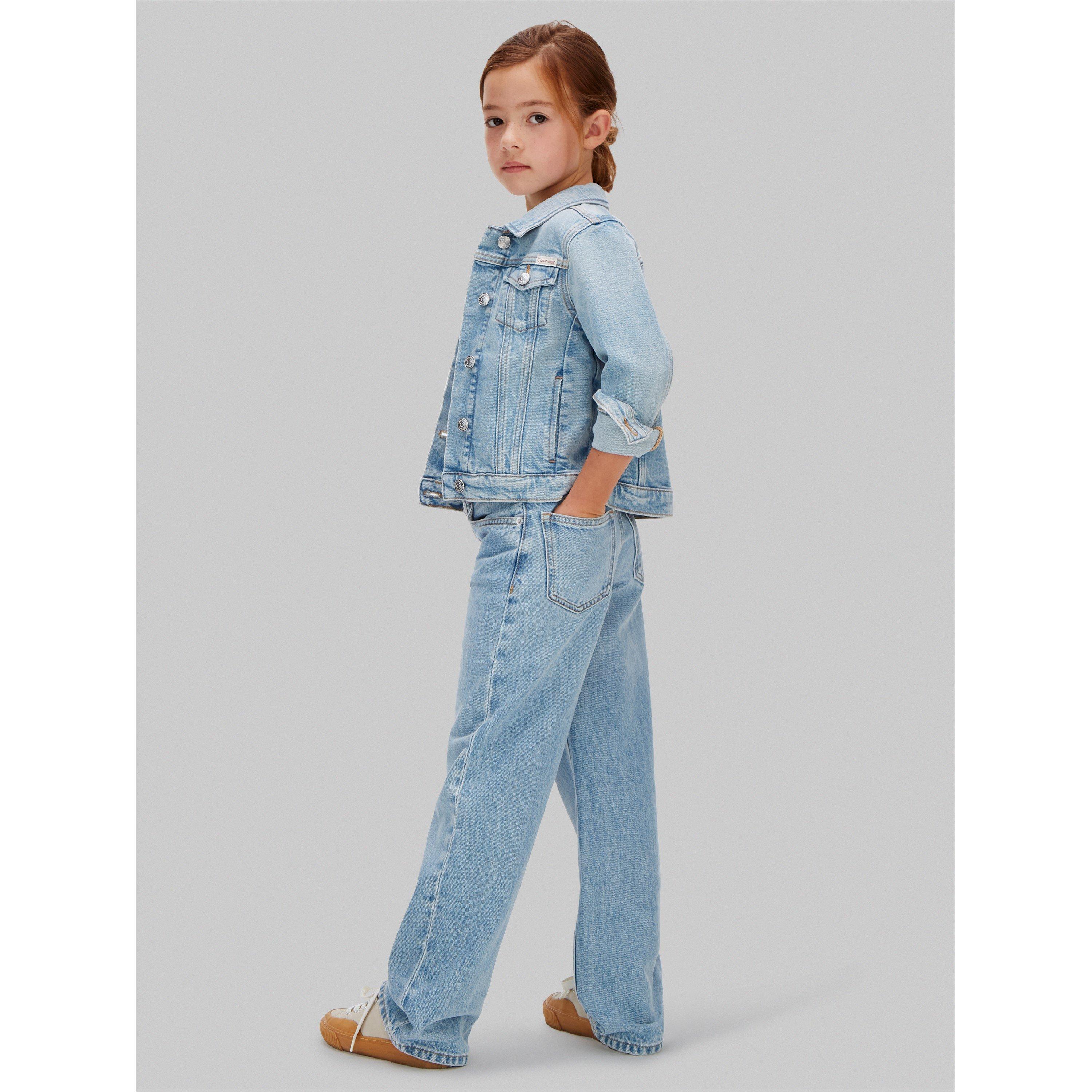 Trapera - Calvin Klein - Kids' Wide Leg Jeans - 4