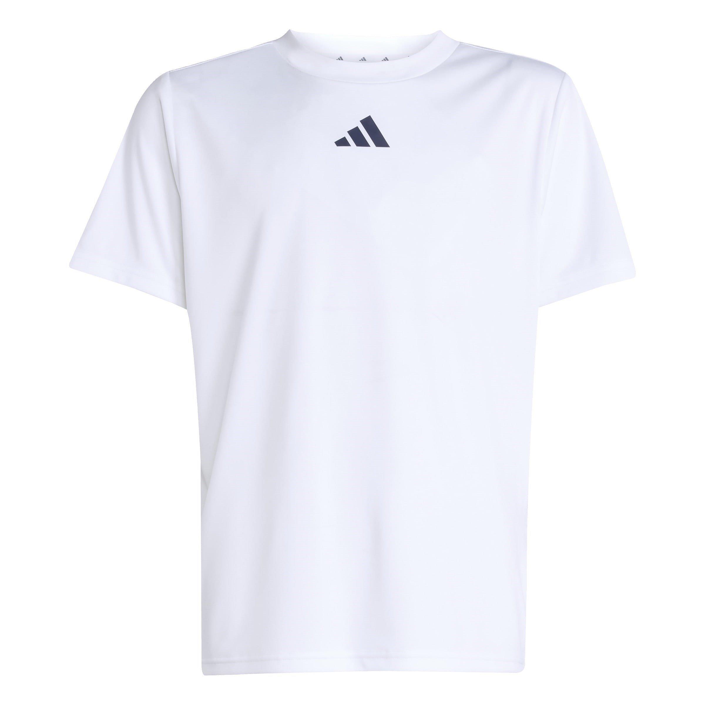 White/Dk Blue - adidas - Train Essentials 3-Stripes T-Shirt Set Juniors - 7