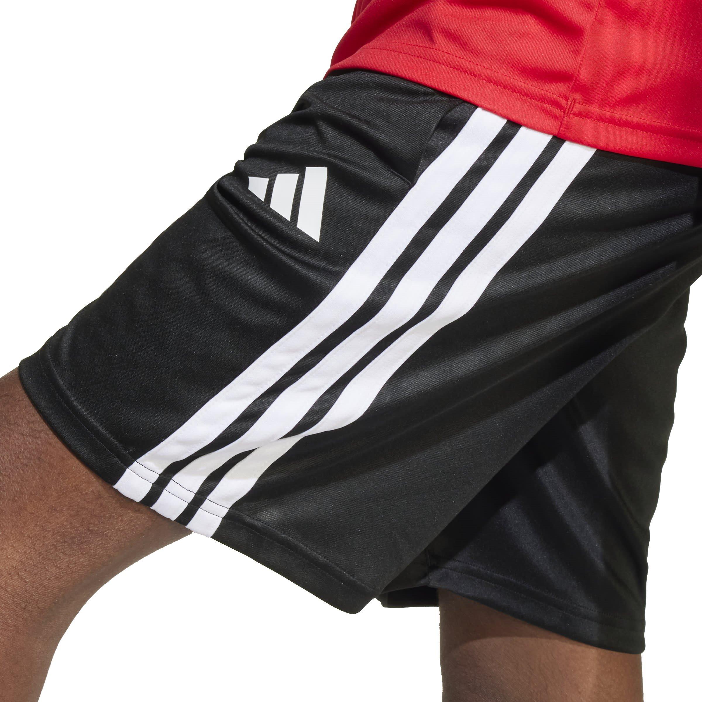 Pure Ruby/Blk - adidas - Conjunto de camiseta 3-Stripes Essentials para jóvenes - 10