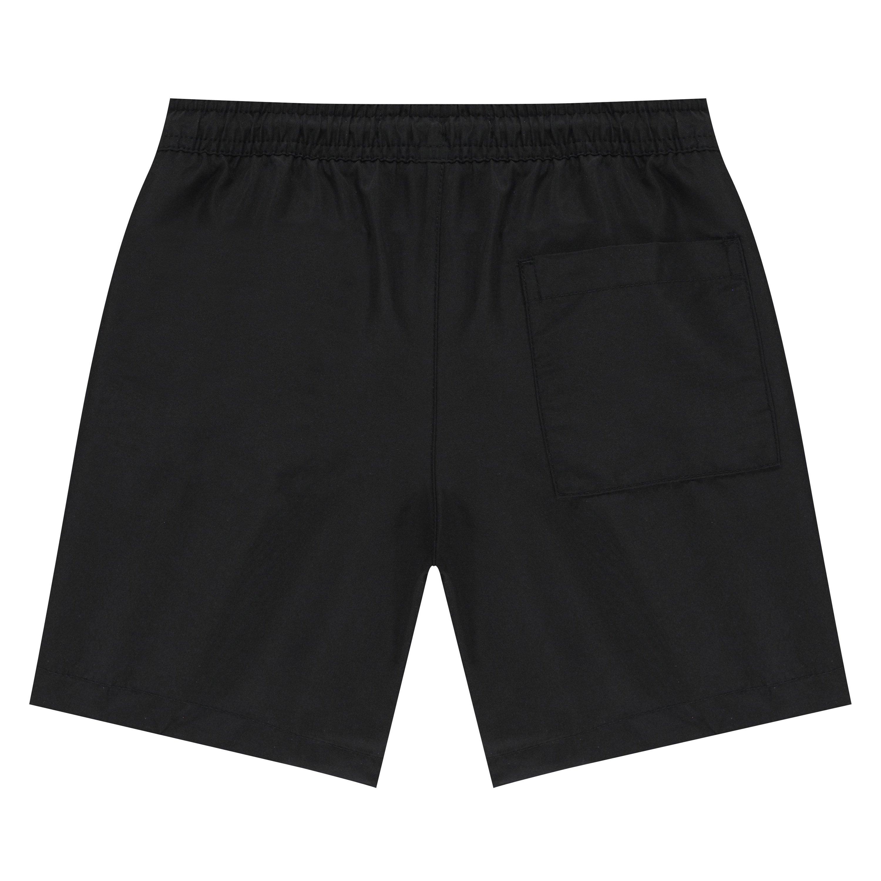 Preto - Calvin Klein Jeans - Medium Tape Swim Shorts - 2
