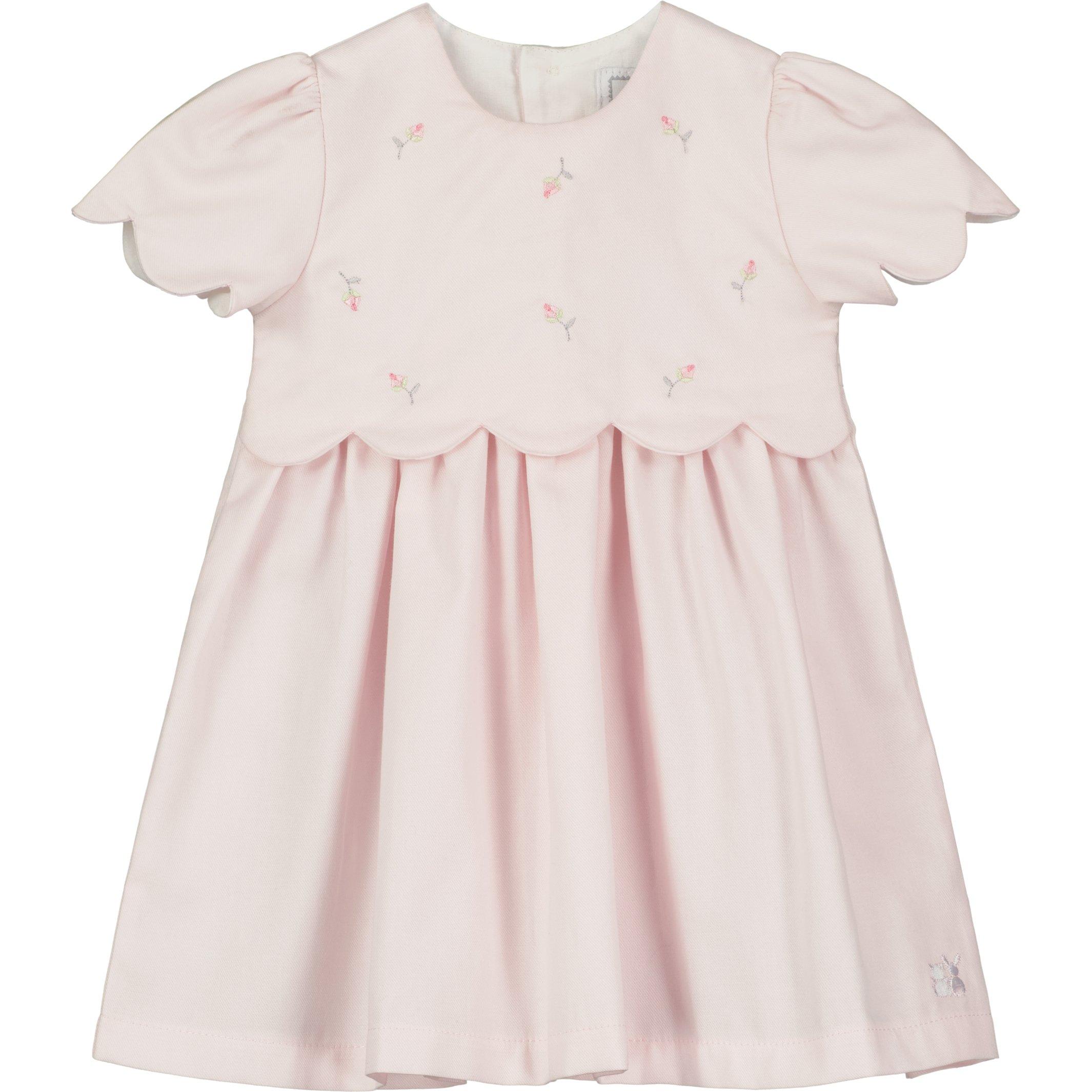 Pink - Emile Et Rose - Unisex Kids' Twill Smock Dress - 1