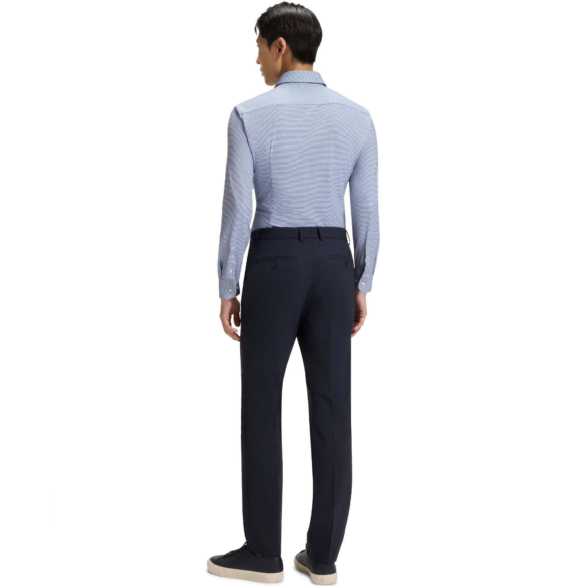 Blue - Boss - P-Hank-Kent-C1-222 Slim Fit Shirt - 5