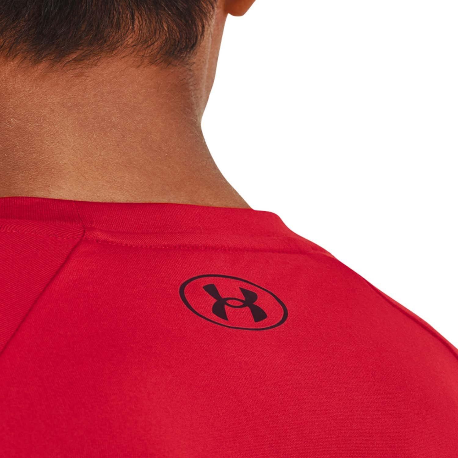 Red - Under Armour - Tech Print Fill Short Sleeve T-Shirt - 5