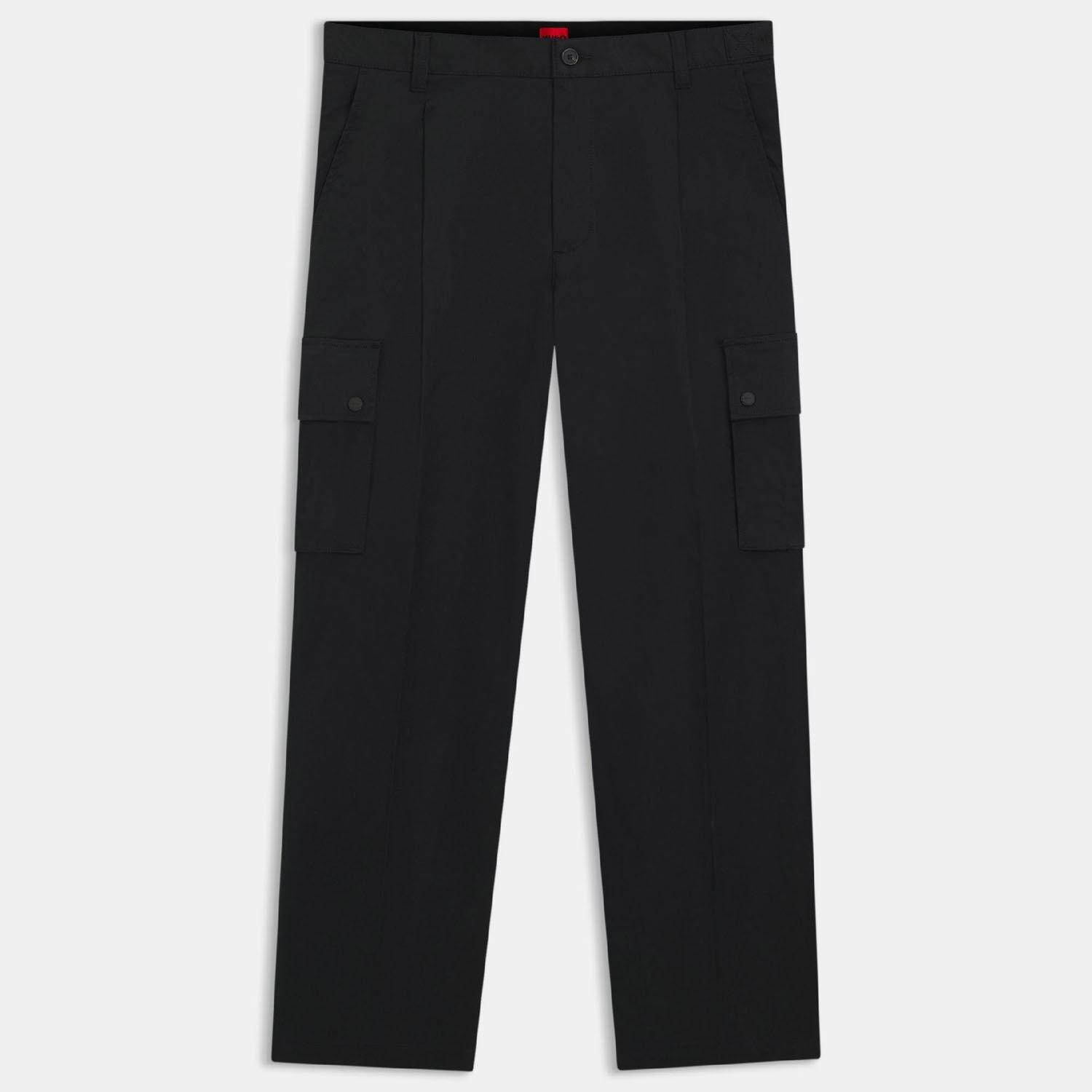 Black - Hugo - Craysen261 Relaxed Fit Trousers - 1
