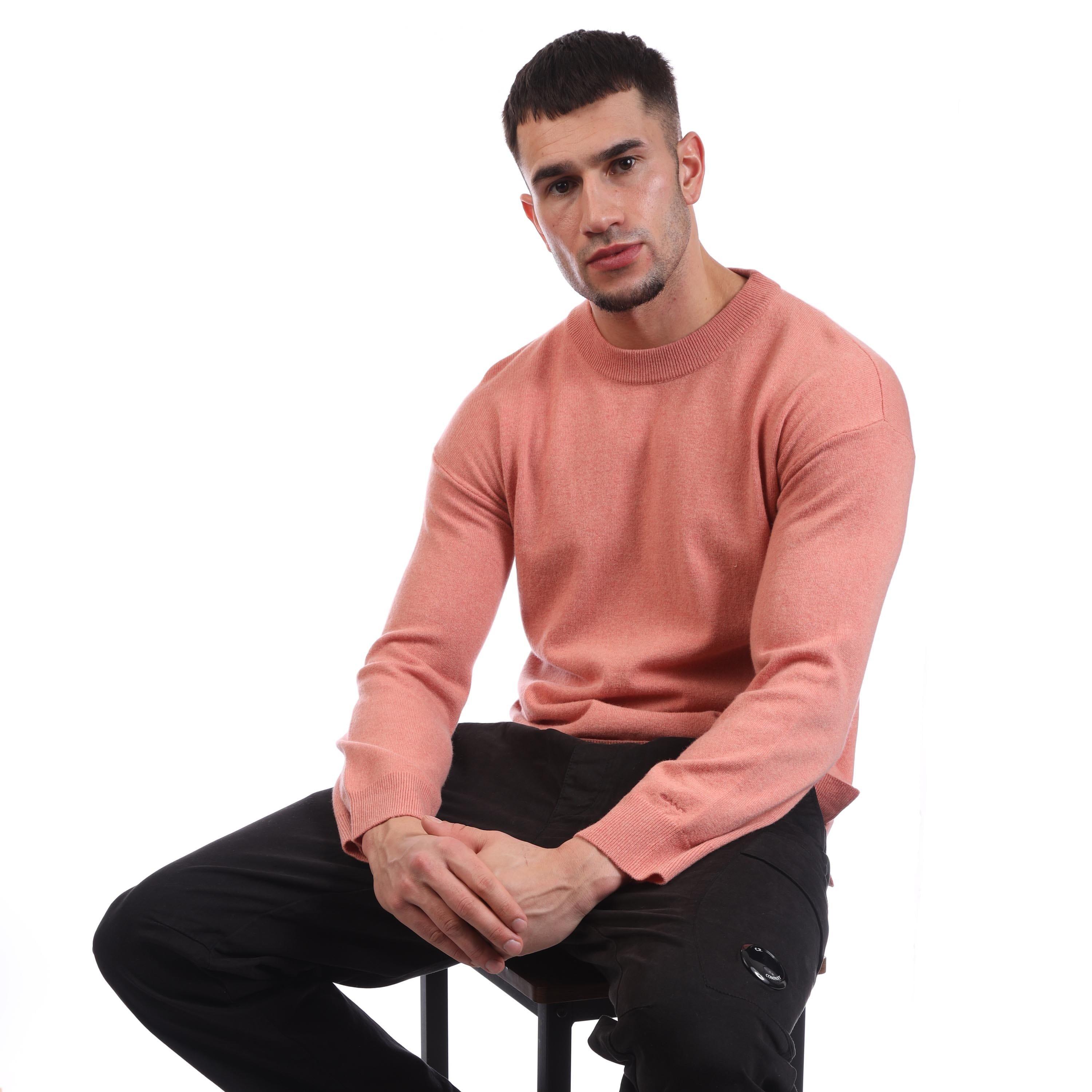 Pink - Gant - Super Fine Lambswool Crewneck Sweater - 4