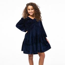 Biba Junior Girls Biba Velvet Glitter Dress