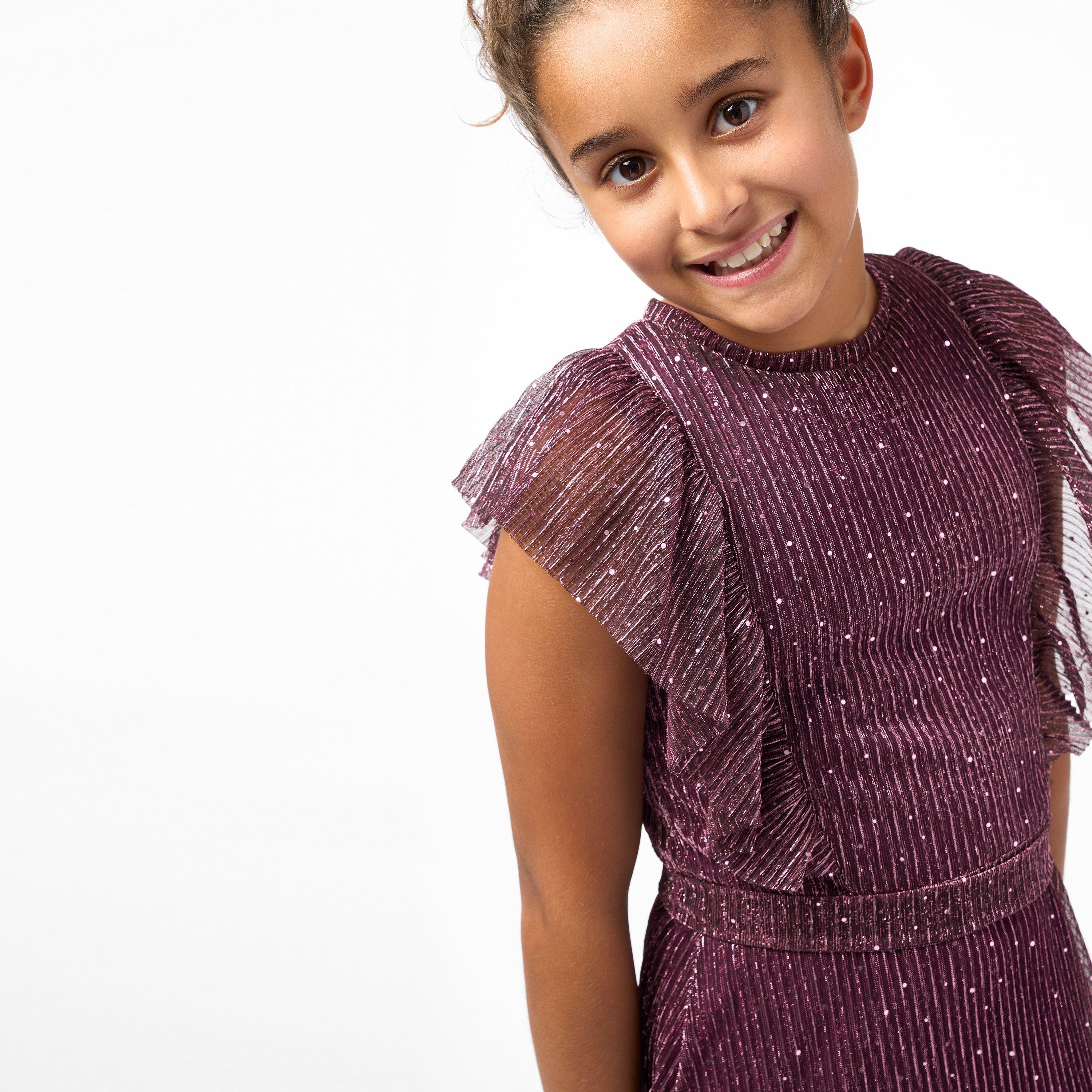 Roza - Biba - Junior Girls Biba Plisse Dress - 5