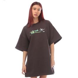 Off White Ready Made Logo Snap T-Shirt Dress