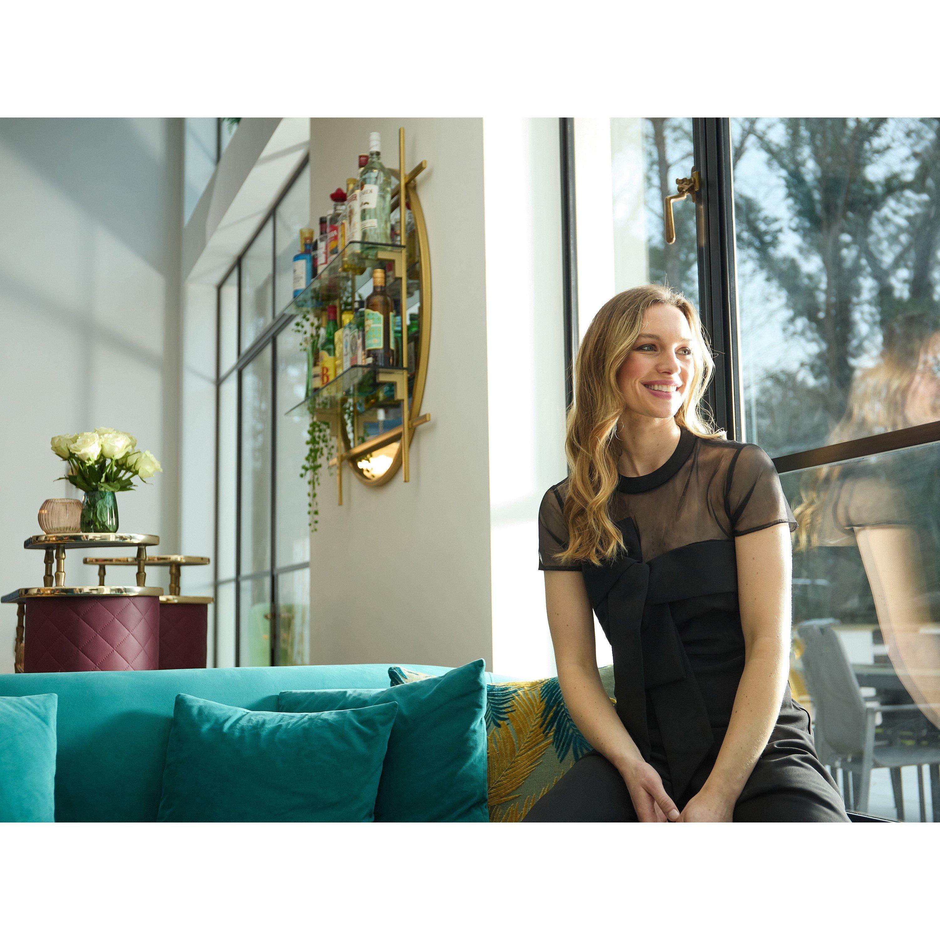 Black - Gina Bacconi - CHARLENE BLACK STRUCTURED JUMPSUIT - 6