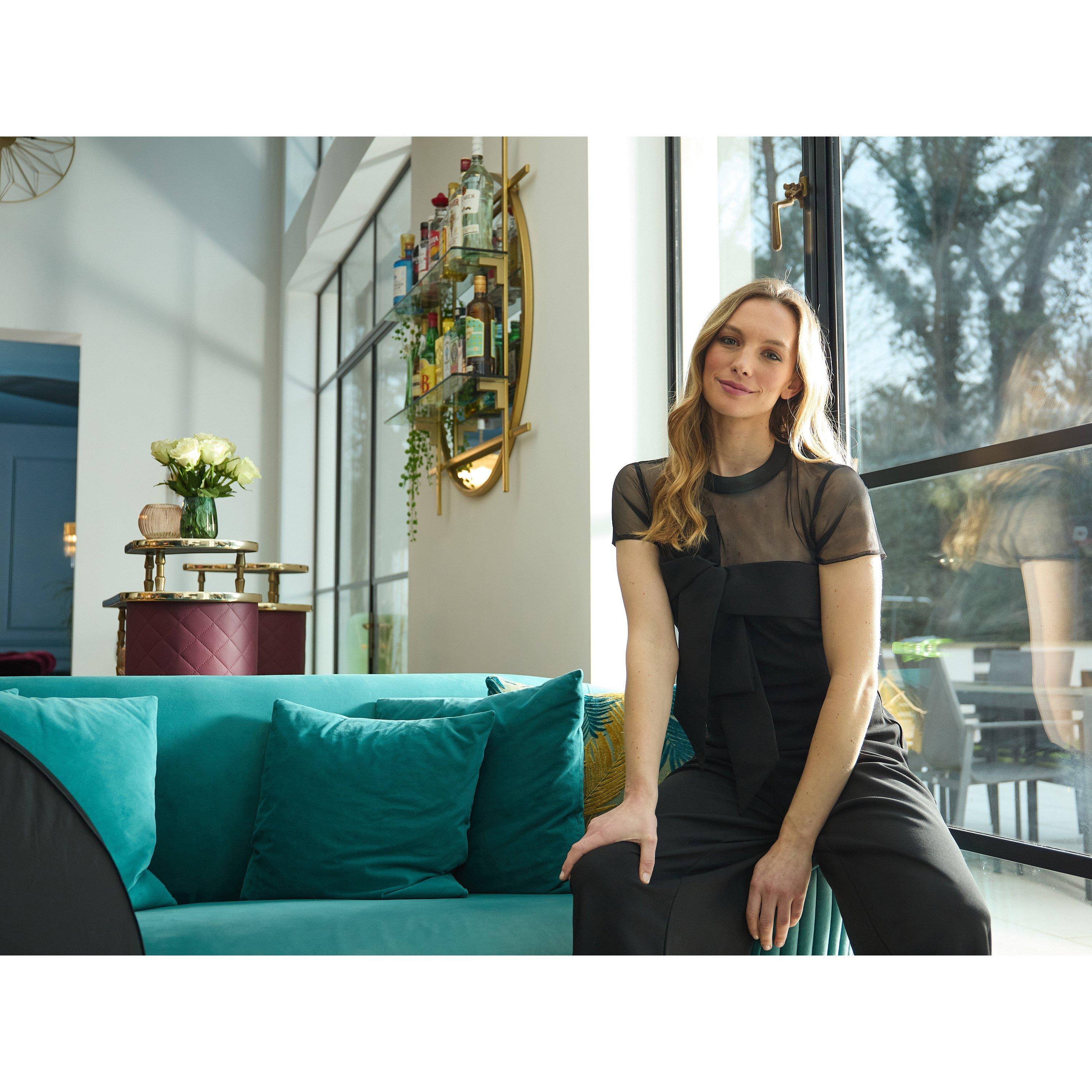 Black - Gina Bacconi - CHARLENE BLACK STRUCTURED JUMPSUIT - 7