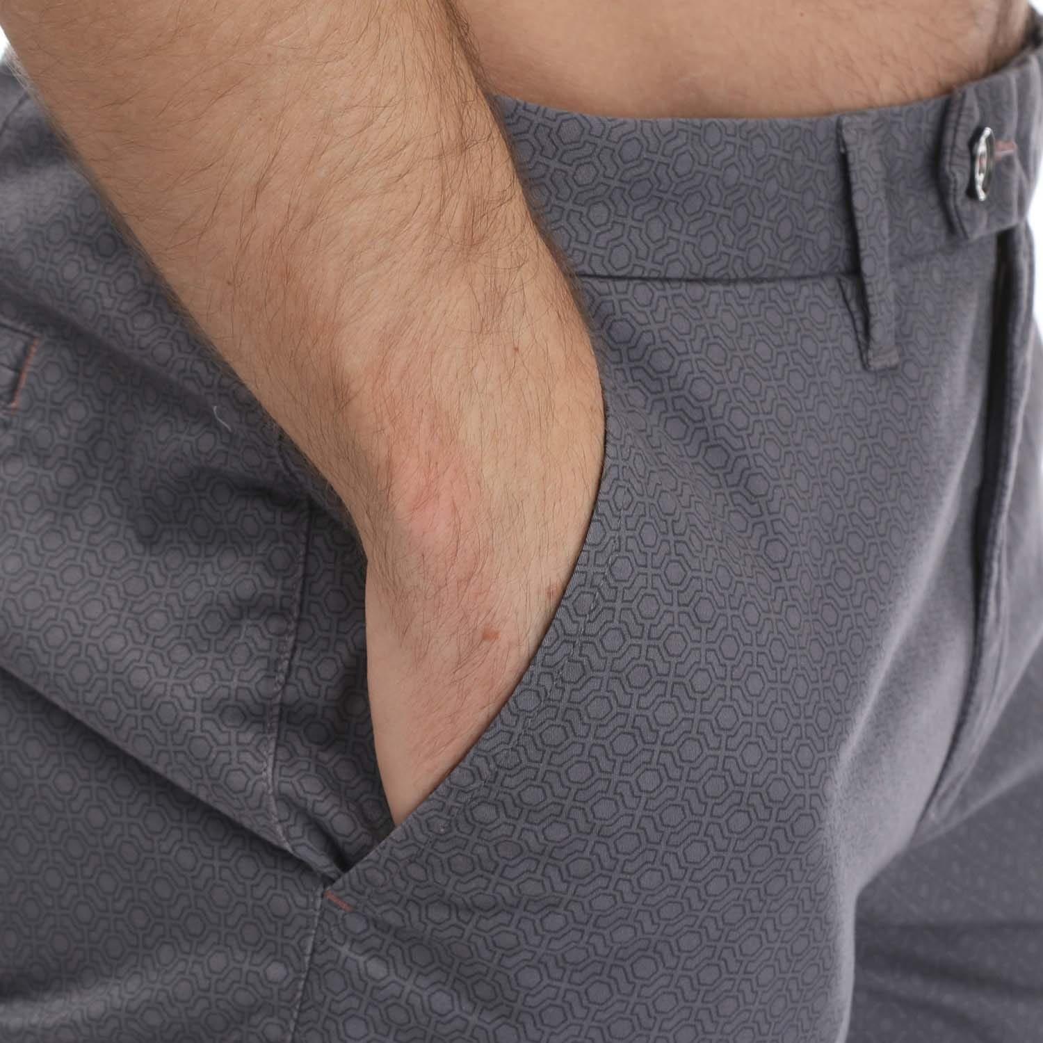 Blue - Ted Baker - Geo Print Shorts - 3