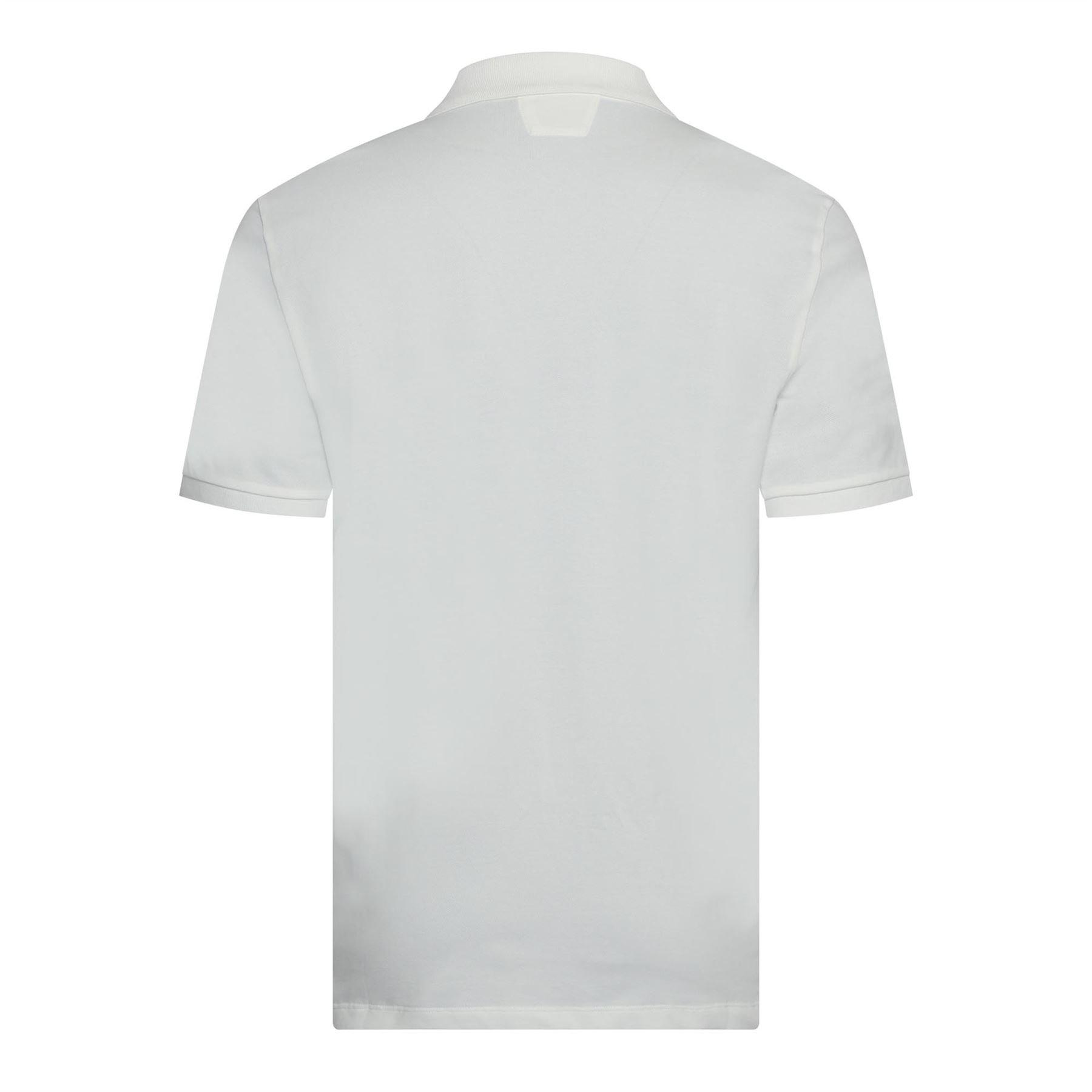 White - CP Company - Stretch Piquet Polo Shirt - 2