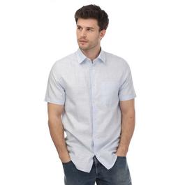 Ted Baker Kingfrd Short Sleeve Linen Shirt