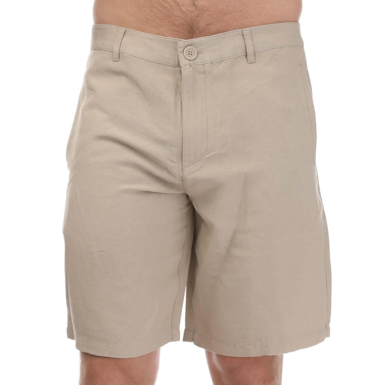 Armani Exchange Linen Rayon Twill Shorts