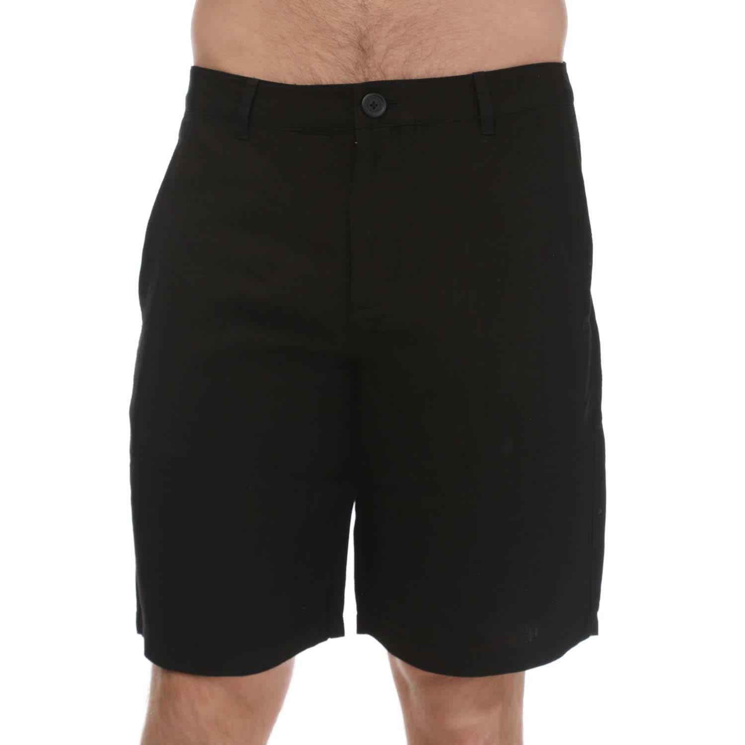 Linen Rayon Twill Shorts