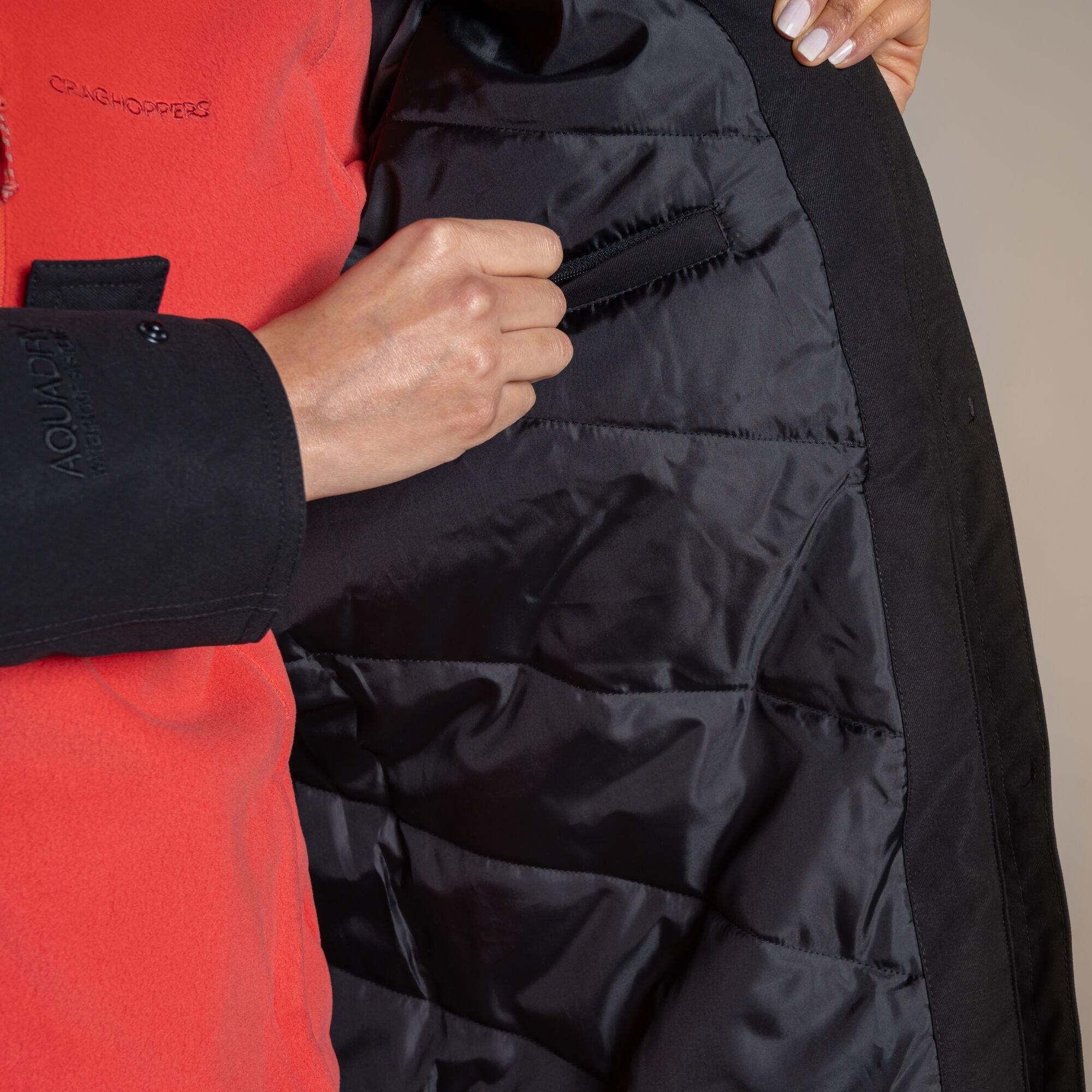 Black - Craghoppers - Women's Rosalind II Insulated Waterproof Jacket - 6