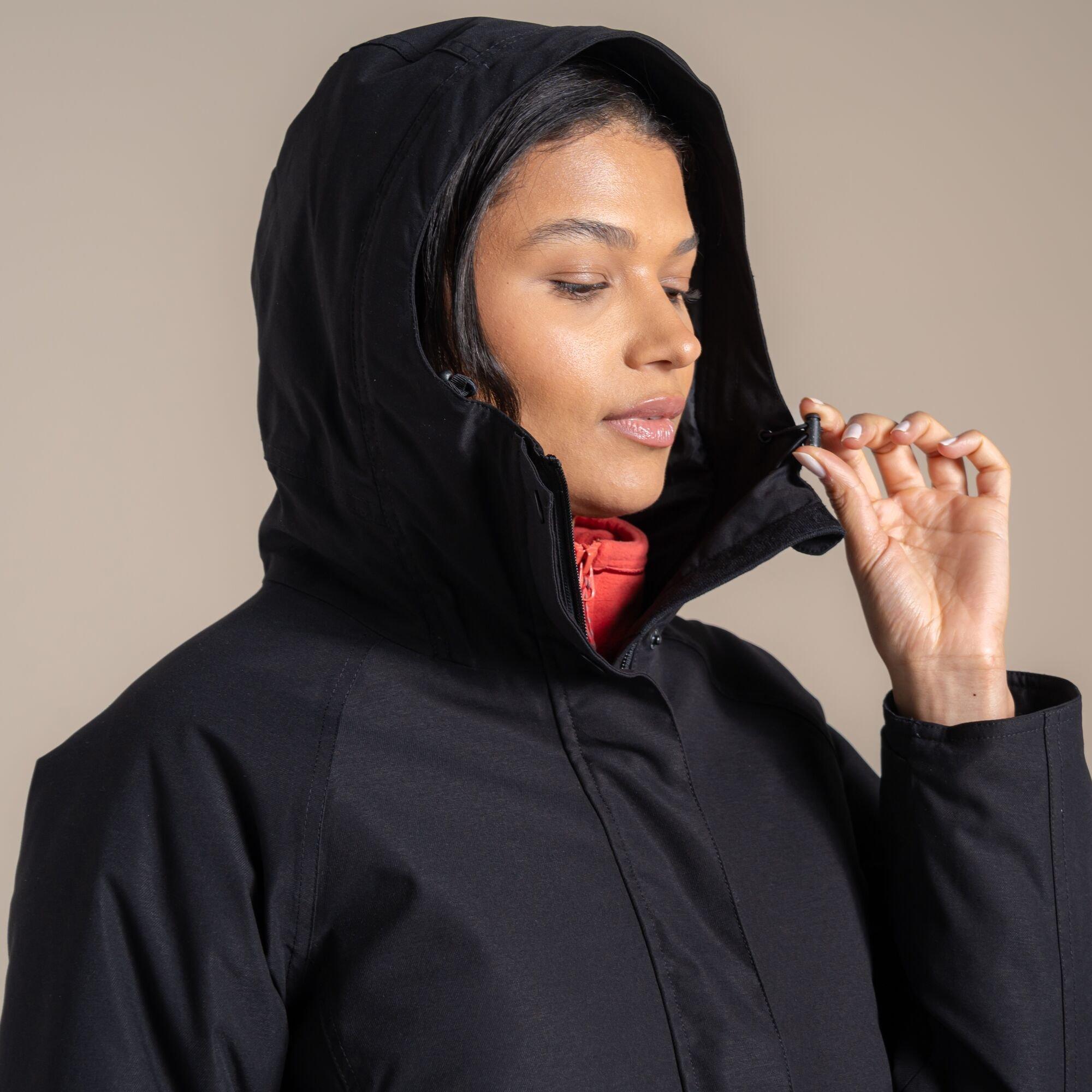 Black - Craghoppers - Women's Rosalind II Insulated Waterproof Jacket - 9