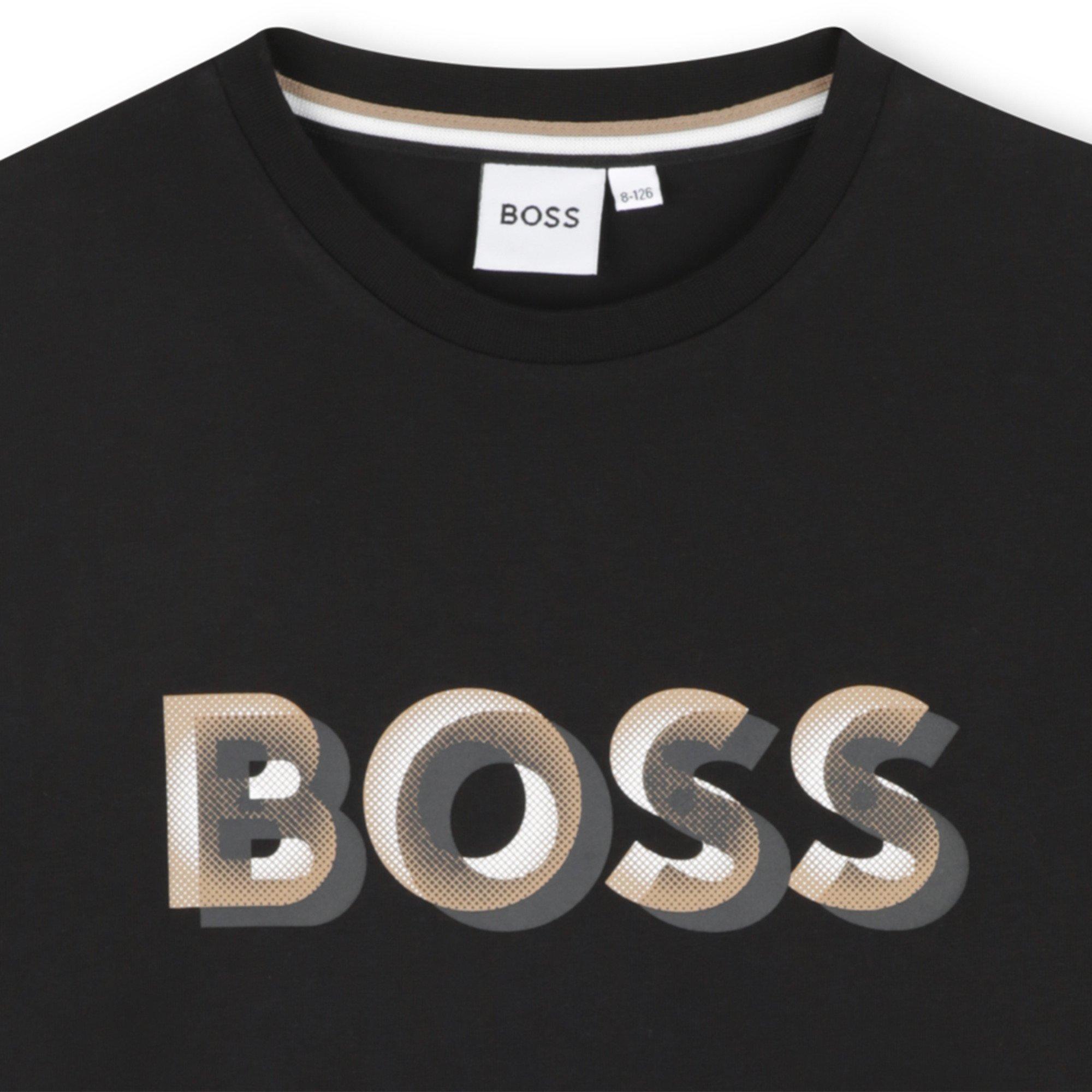 Black - Boss - Boss Logo Tee  In54 - 3