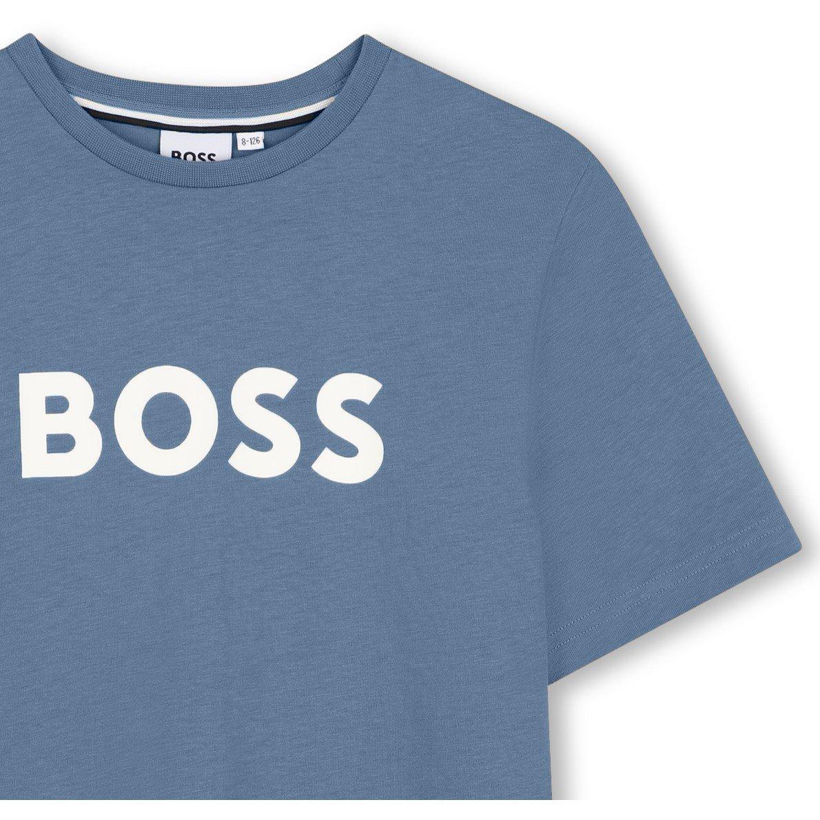 Lavender Blue - Boss - Kids' Logo T-Shirt - 3