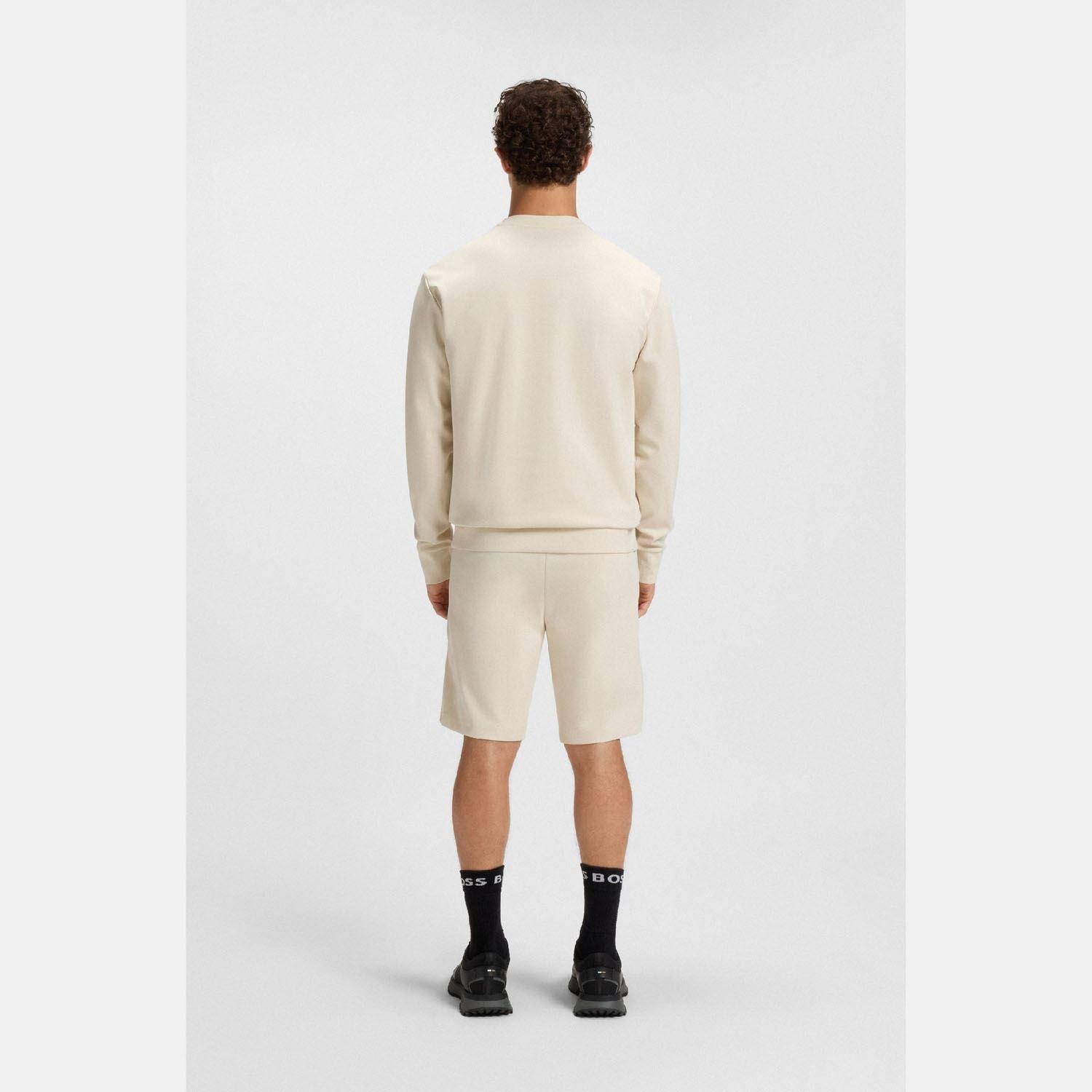 White - Boss - CN Future Cotton Blend Sweatshirt - 5