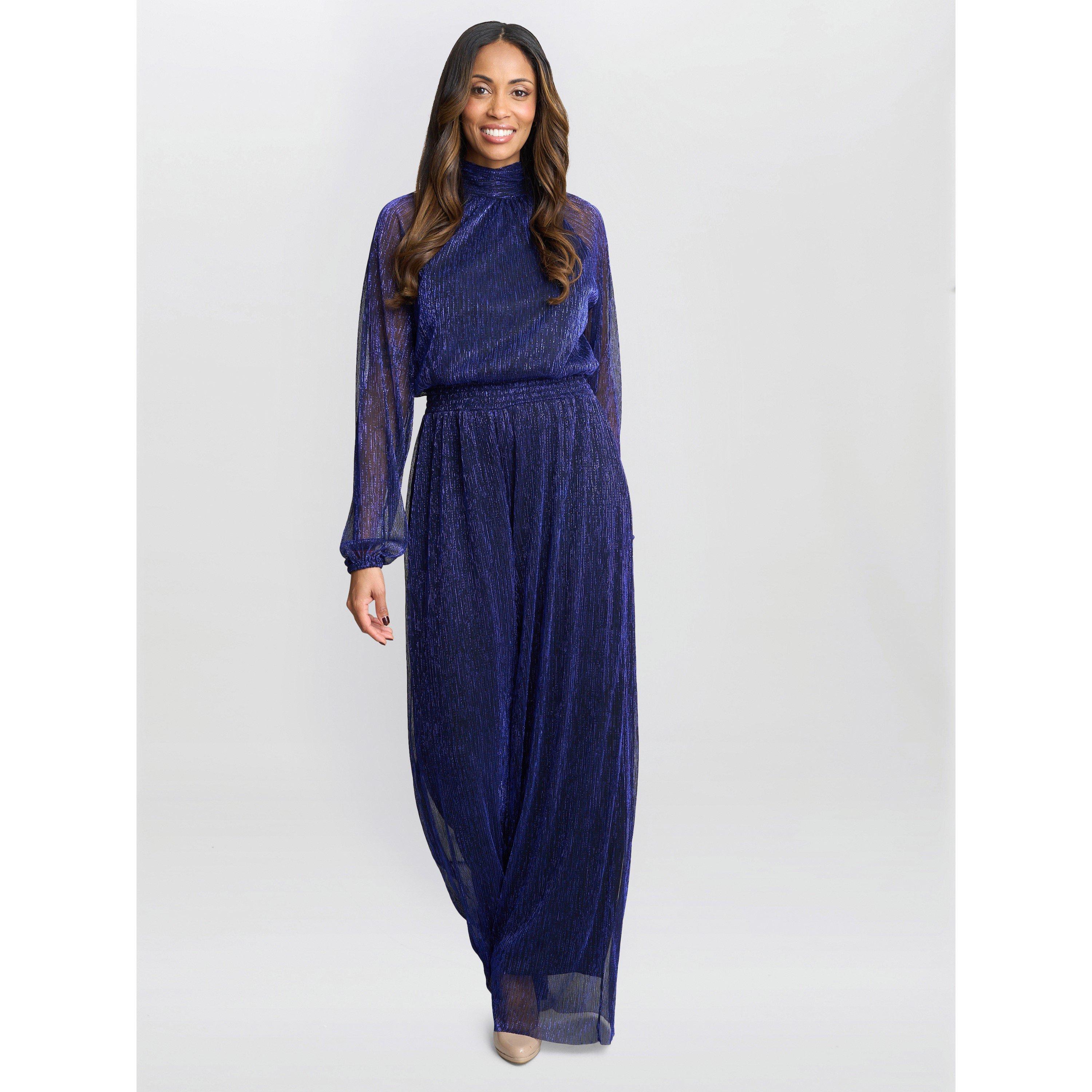 Kylie Metallic Knit Jumpsuit