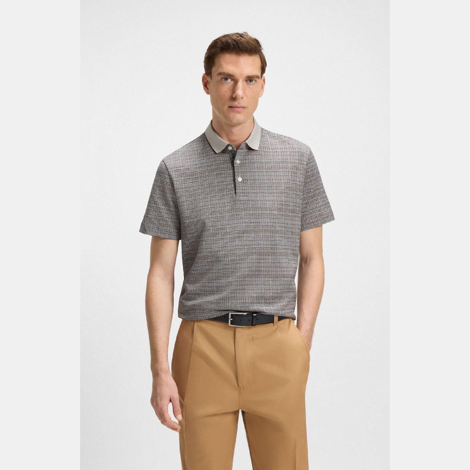 White - Boss - H-Parris 102 Mercerised Cotton Polo Shirt - 2