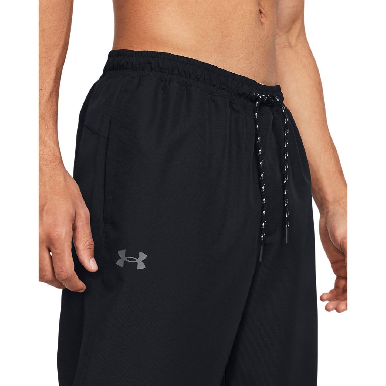 Black - Under Armour - Icon Legacy Windbreaker Pants - 4