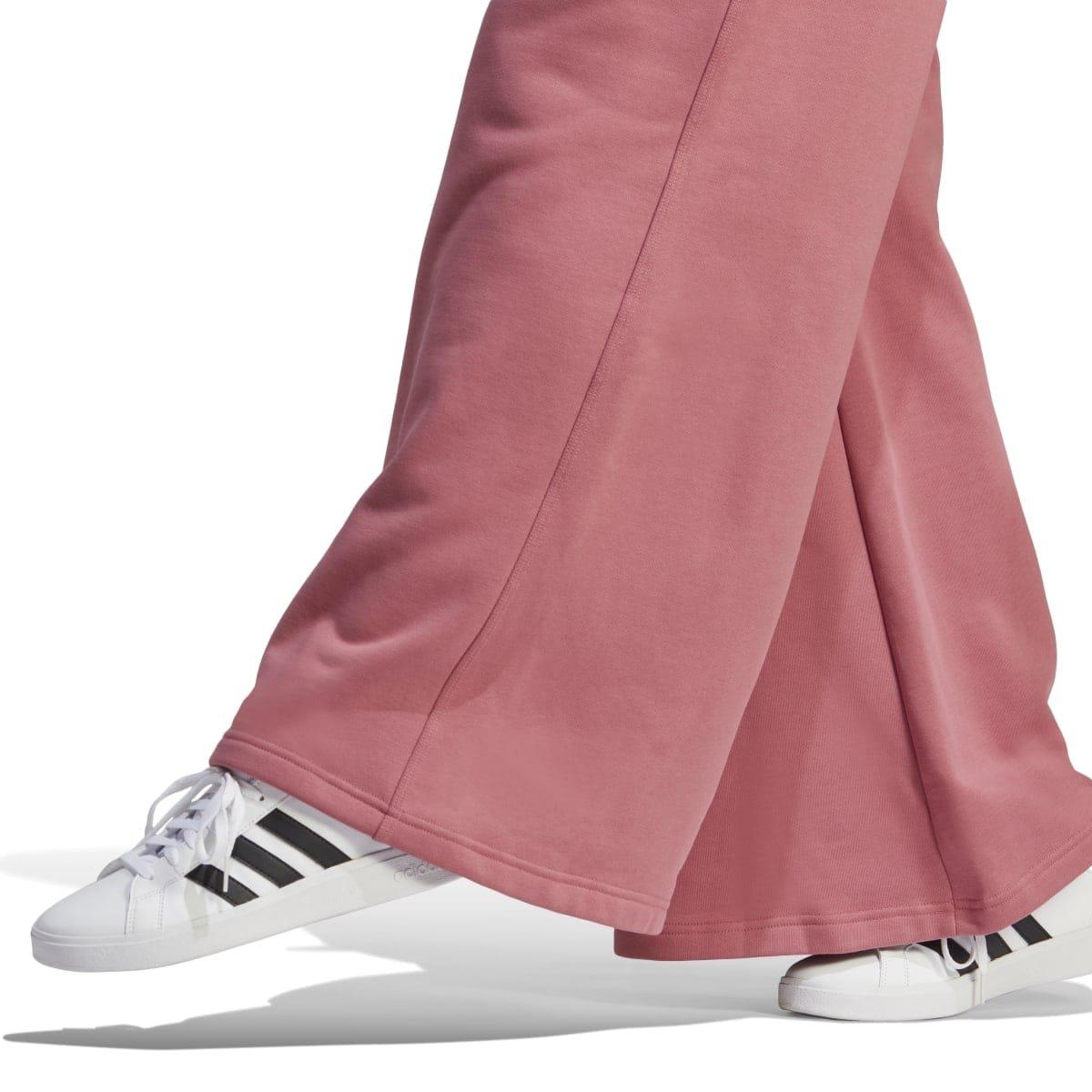 Pink - adidas - Lounge Fleece Wide Joggers - 7
