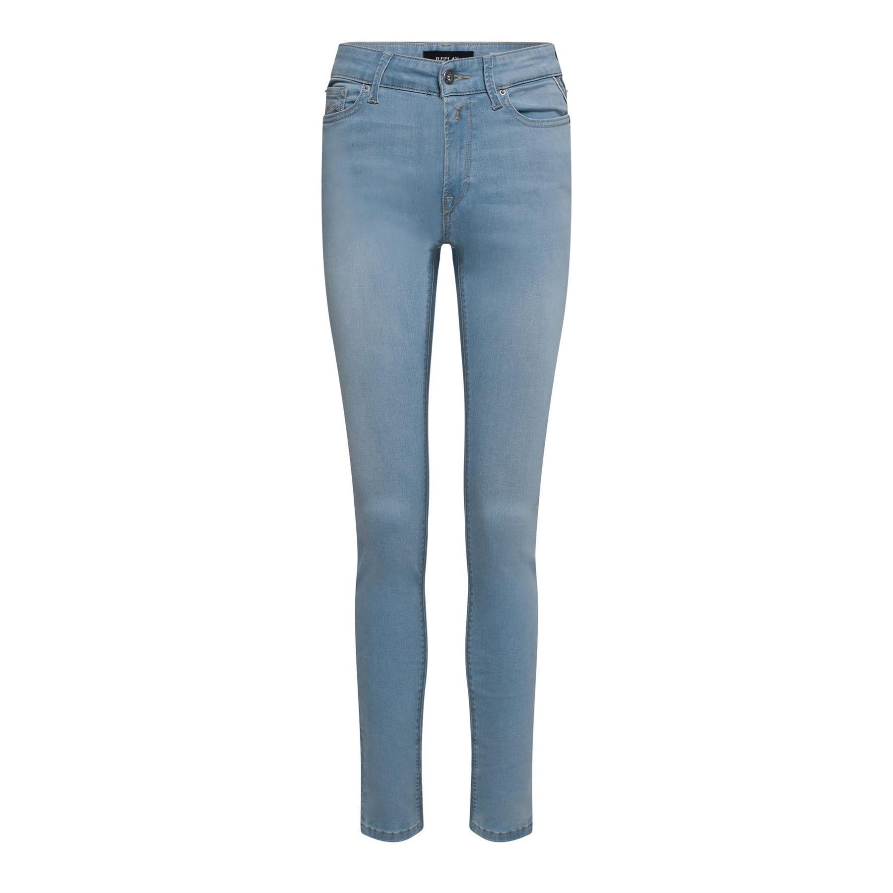 Replay New Luz Skinny-Fit Jeans - Blue - Size 32R