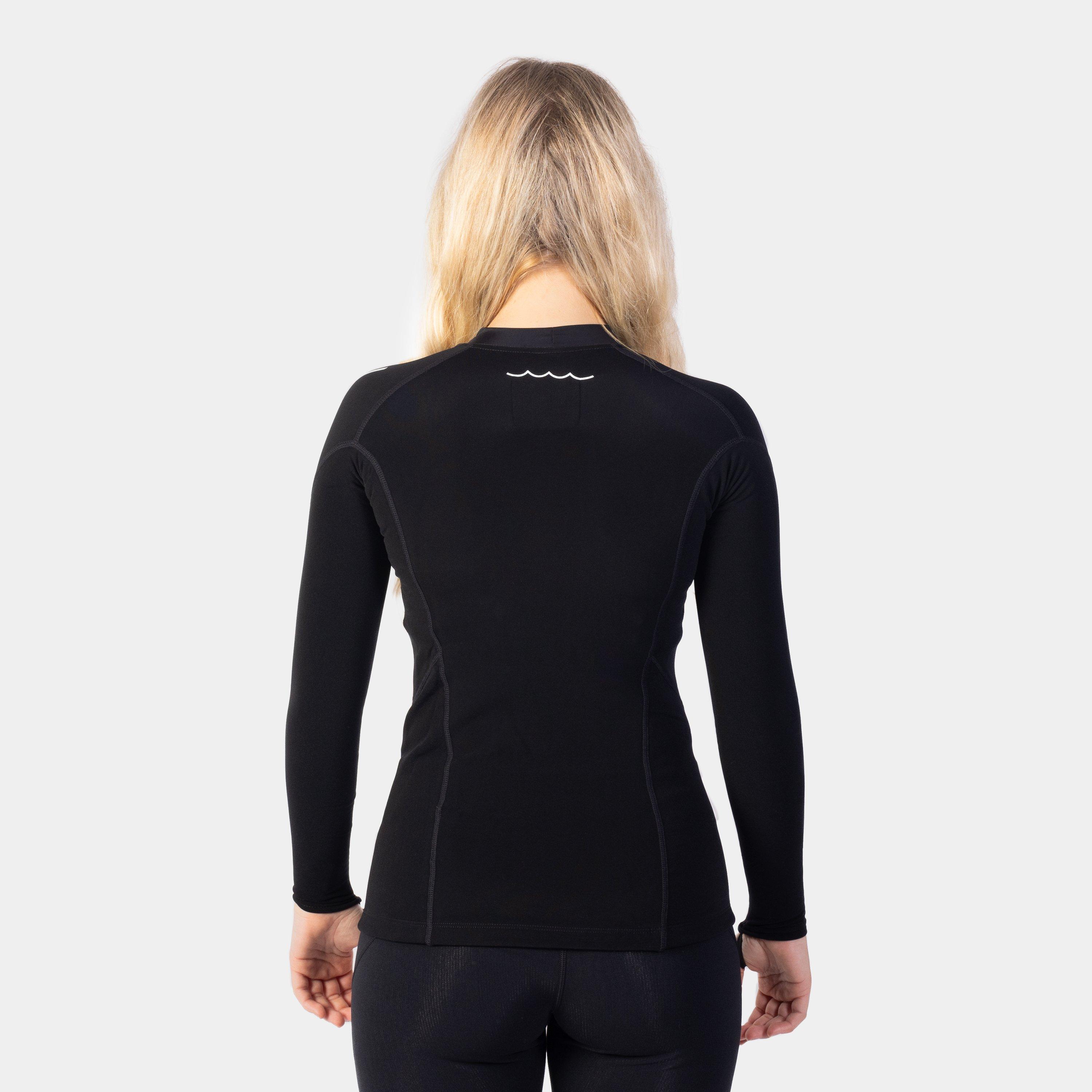 Black - Gul - WOMENS EVOTHERM FLATLOCK LONG SLEEVE THERMAL - 2