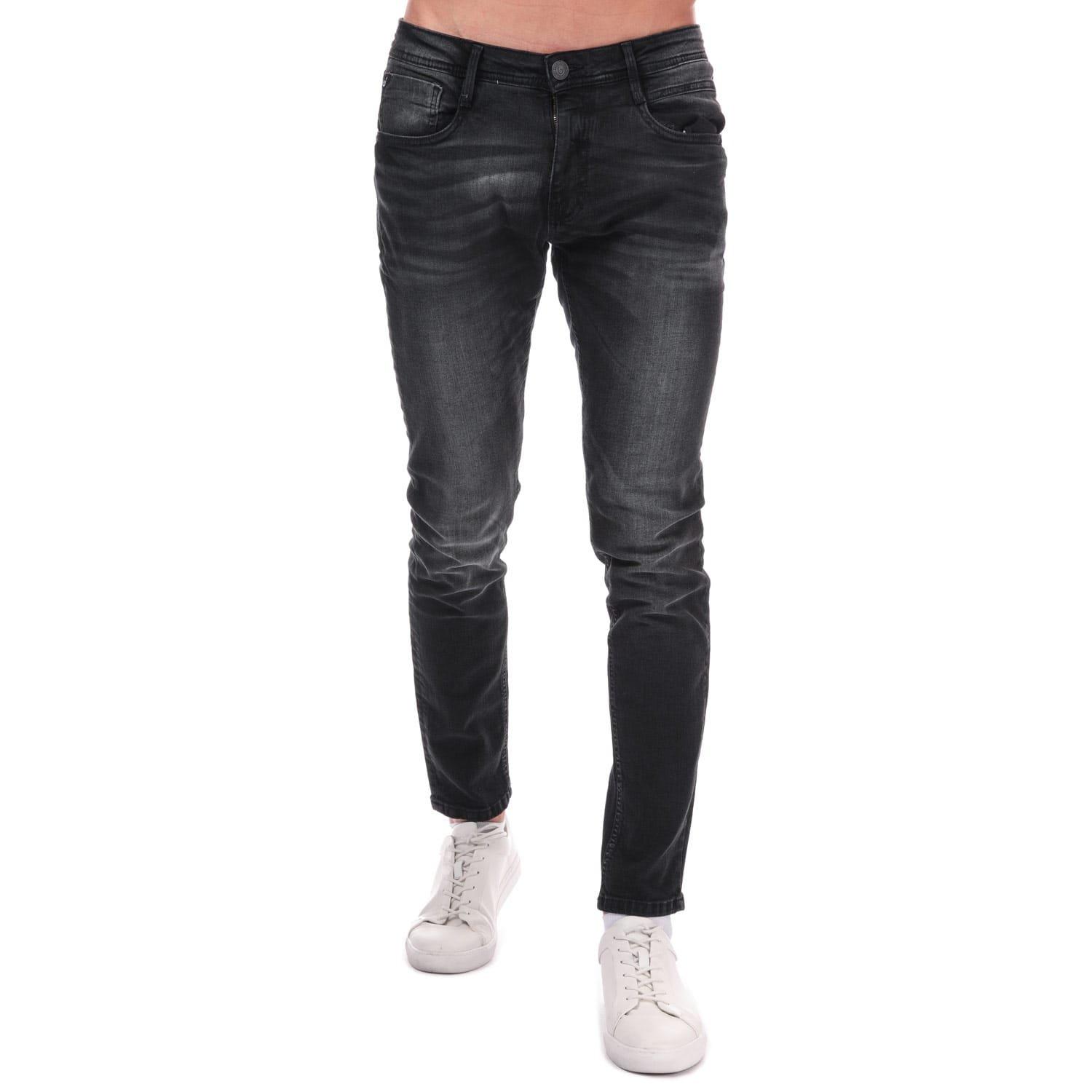 Black - Duck and Cover - Maylead Slim-Fit Jeans - 1