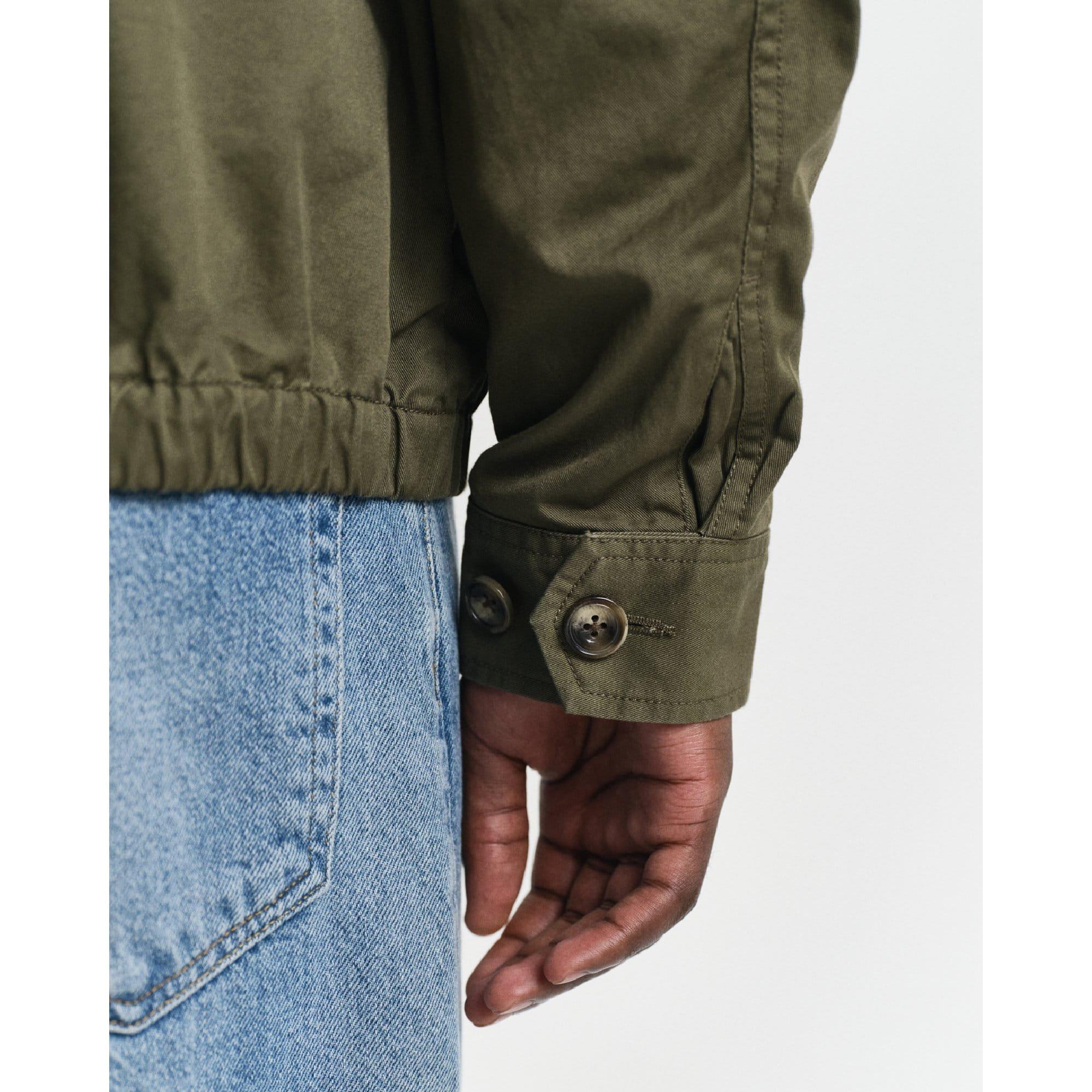 Green - Gant - Cotton Windcheater Jacket - 3