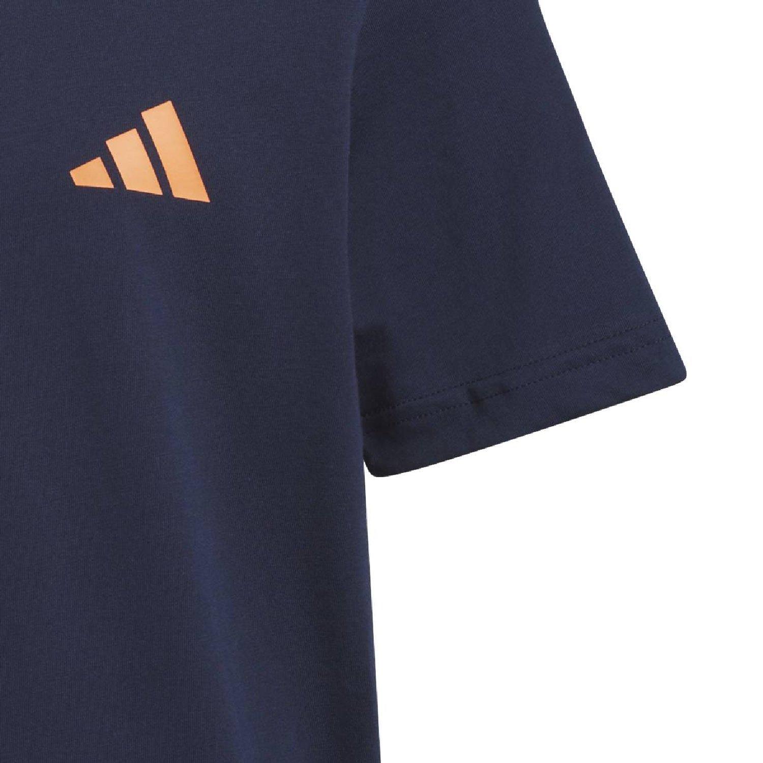 blu navy universitario - adidas - adidas Graphic T- Shirt - 4