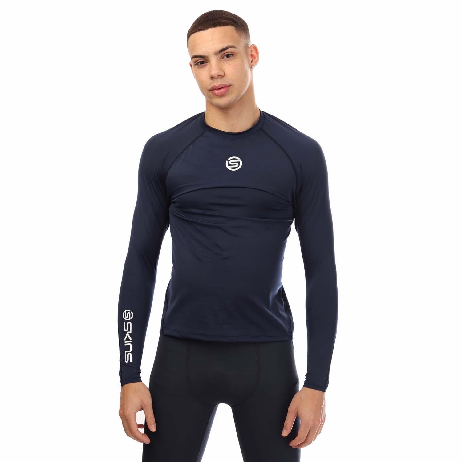 Navy - Skins - Series-1 Long Sleeve Top - 1
