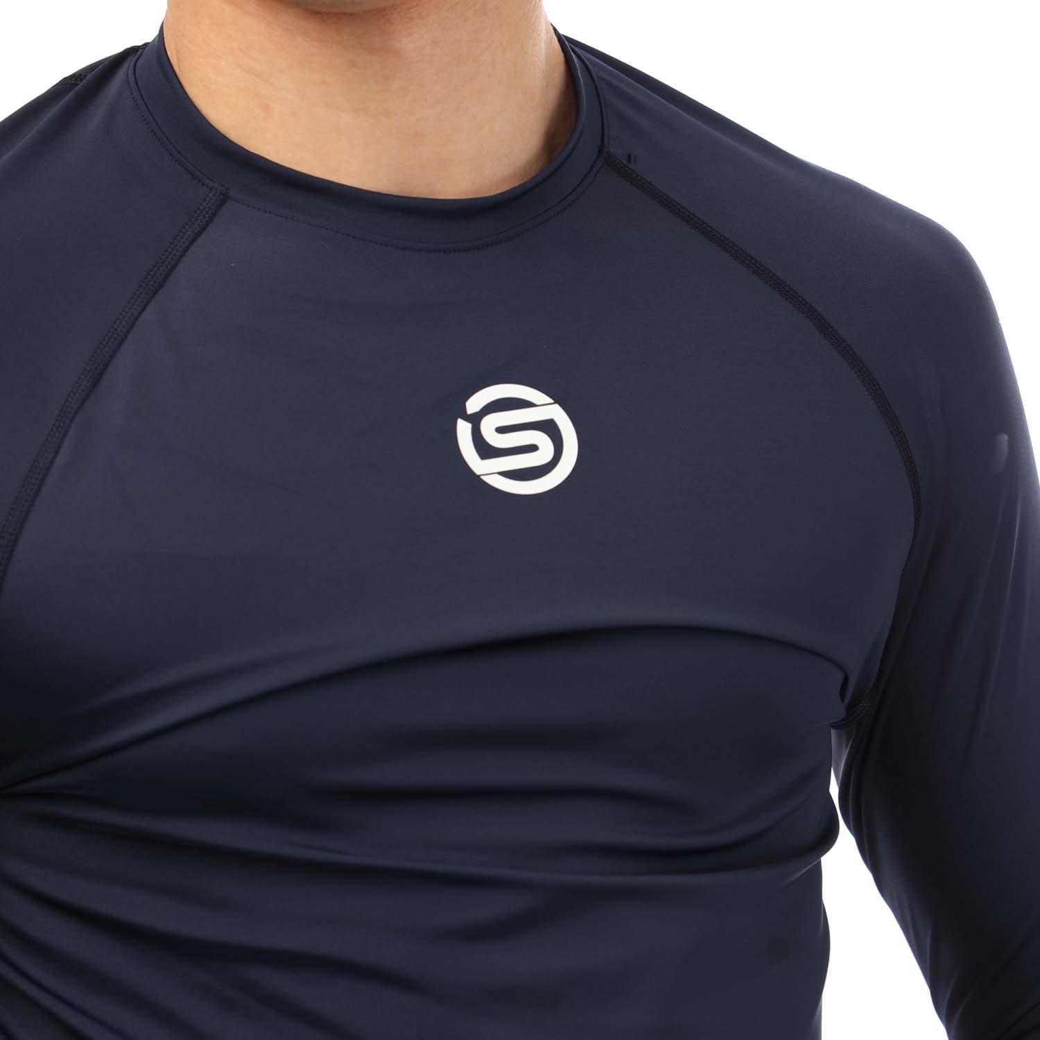 Navy - Skins - Series-1 Long Sleeve Top - 3