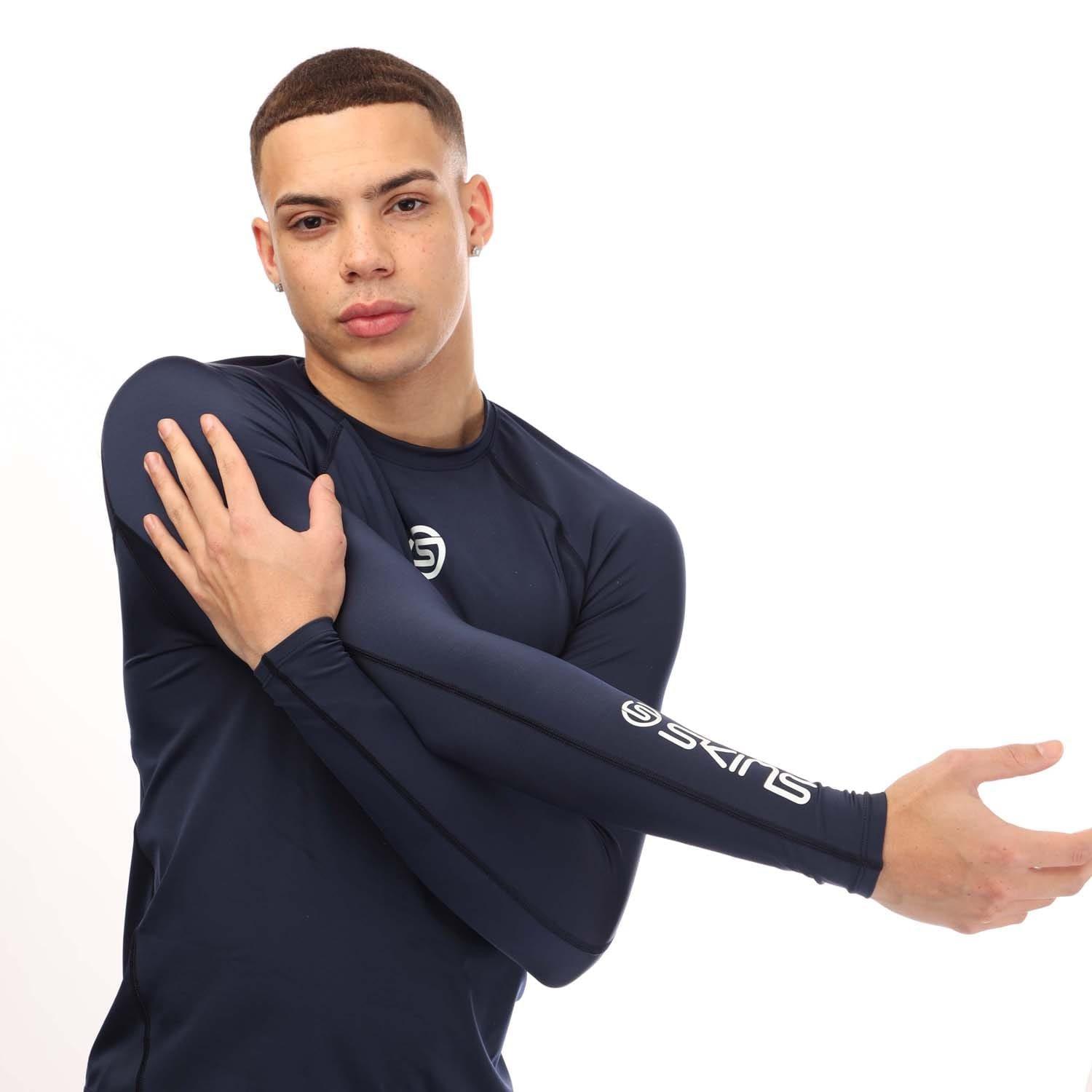 Navy - Skins - Series-1 Long Sleeve Top - 4