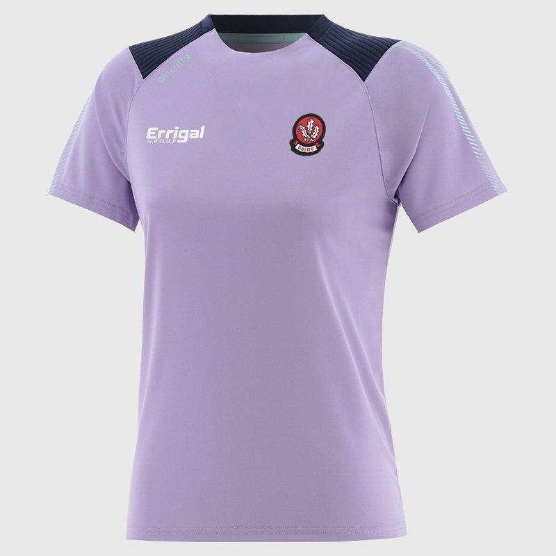 Pur/Mar/Grn - ONeills - Derry Dynamo T-shirt Girls - 1