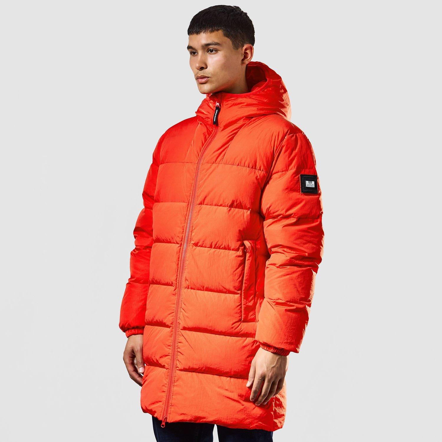 Orange - Weekend Offender - Sapporo Longline Down Jacket - 1
