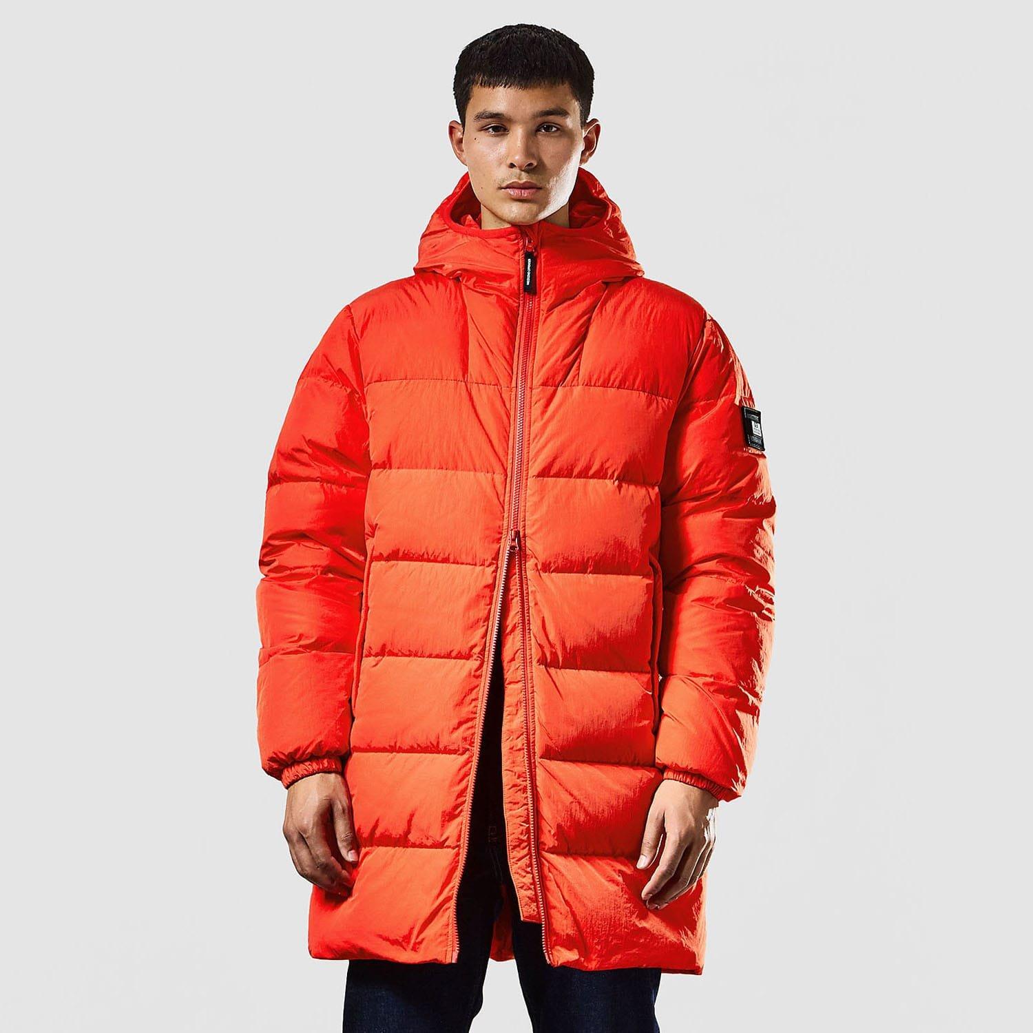 Orange - Weekend Offender - Sapporo Longline Down Jacket - 3
