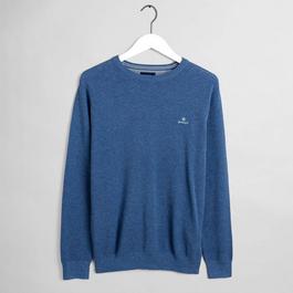 Gant Cotton Piqu¿ Crewneck Sweatshirt